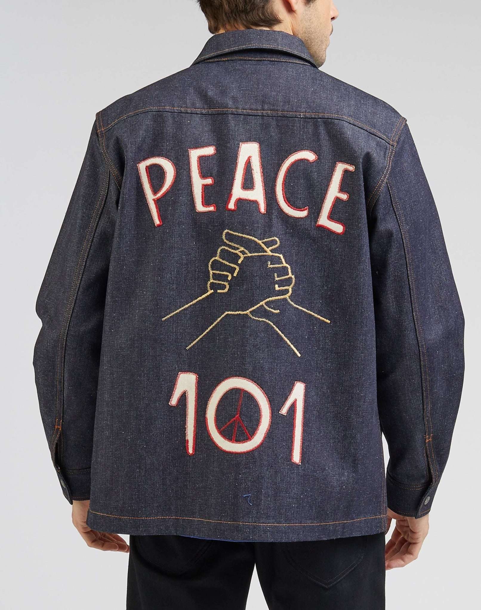 101 Denim Overshirt in Dry Jeansjacken Lee