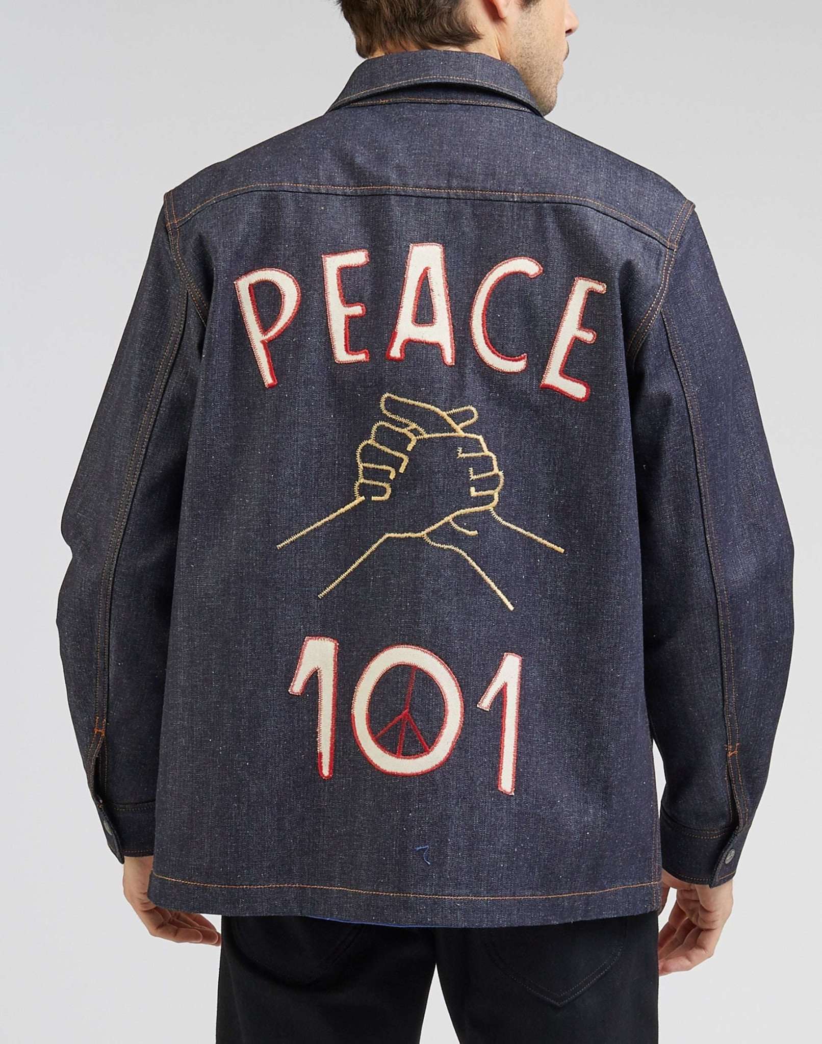 101 Denim Overshirt in Dry Jacken Lee   