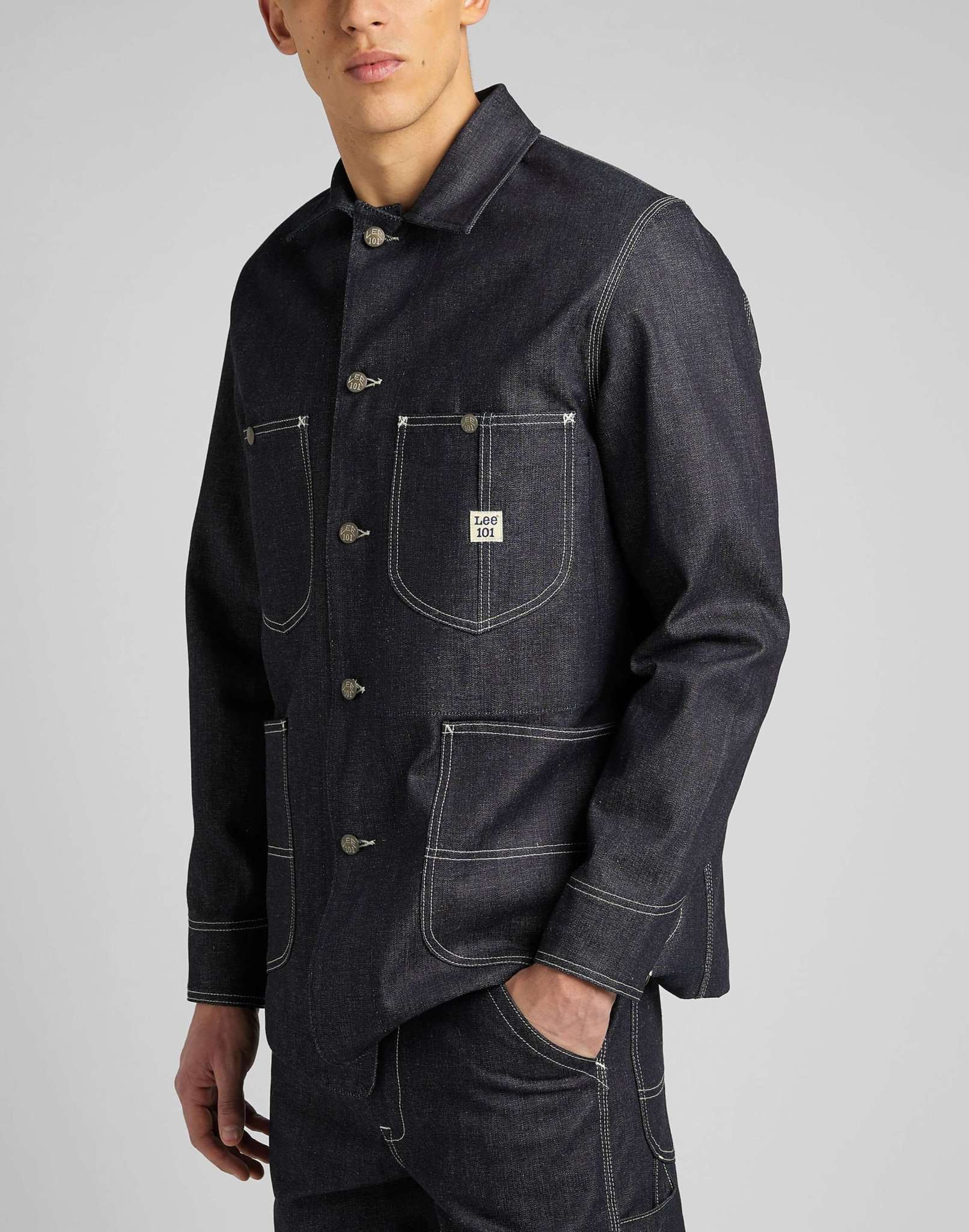 101 Loco Jacket in Dry Jeansjacken Lee
