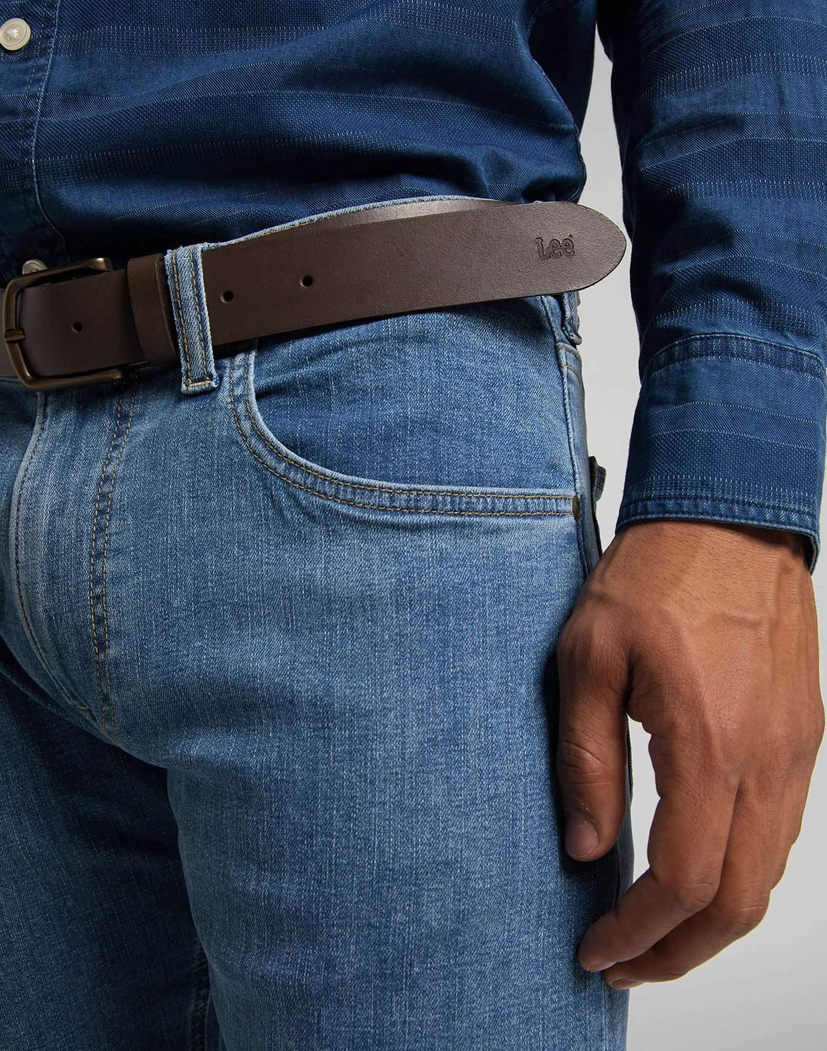 Core Belt in Dark Brown Gürtel Lee