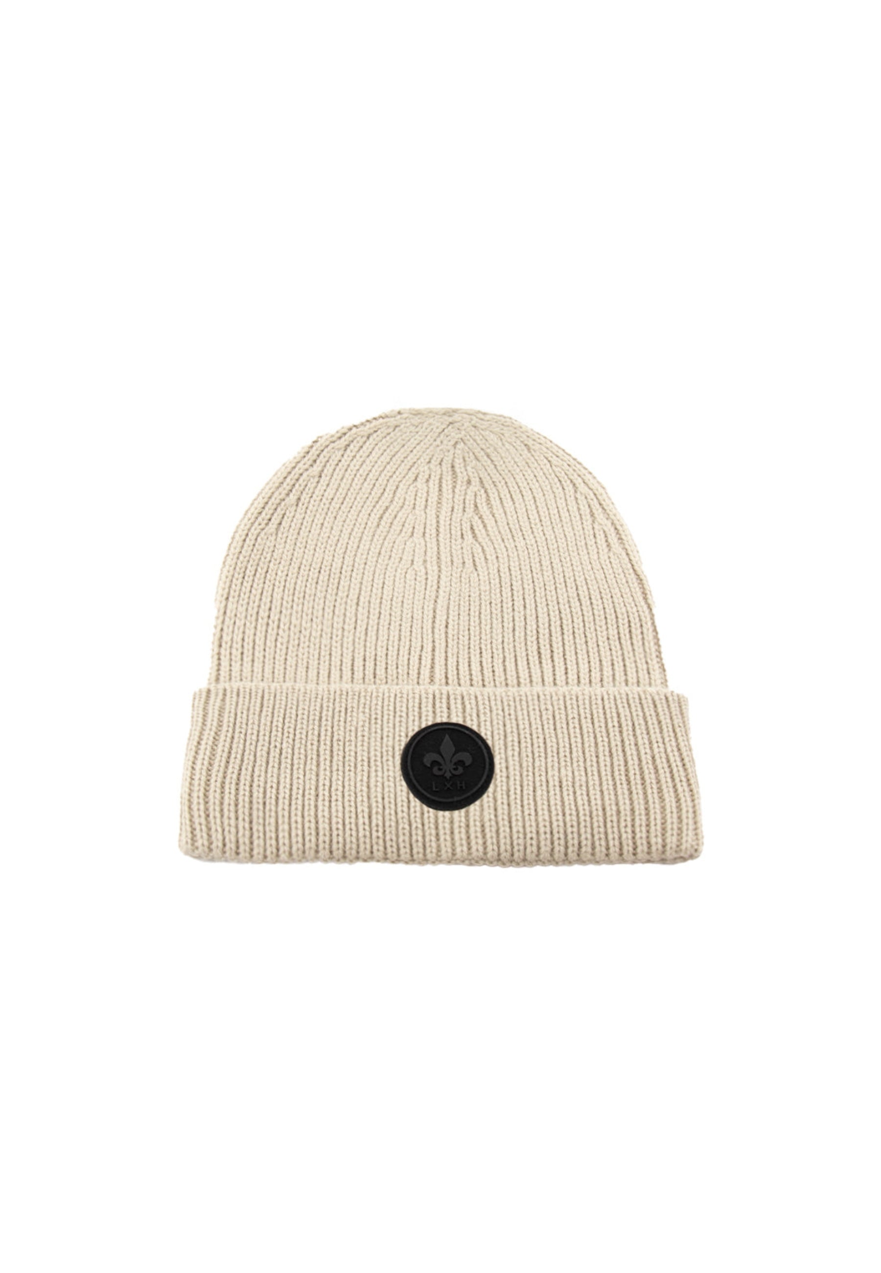 Bonnet Maille Épaisse in Beige Mützen LXH