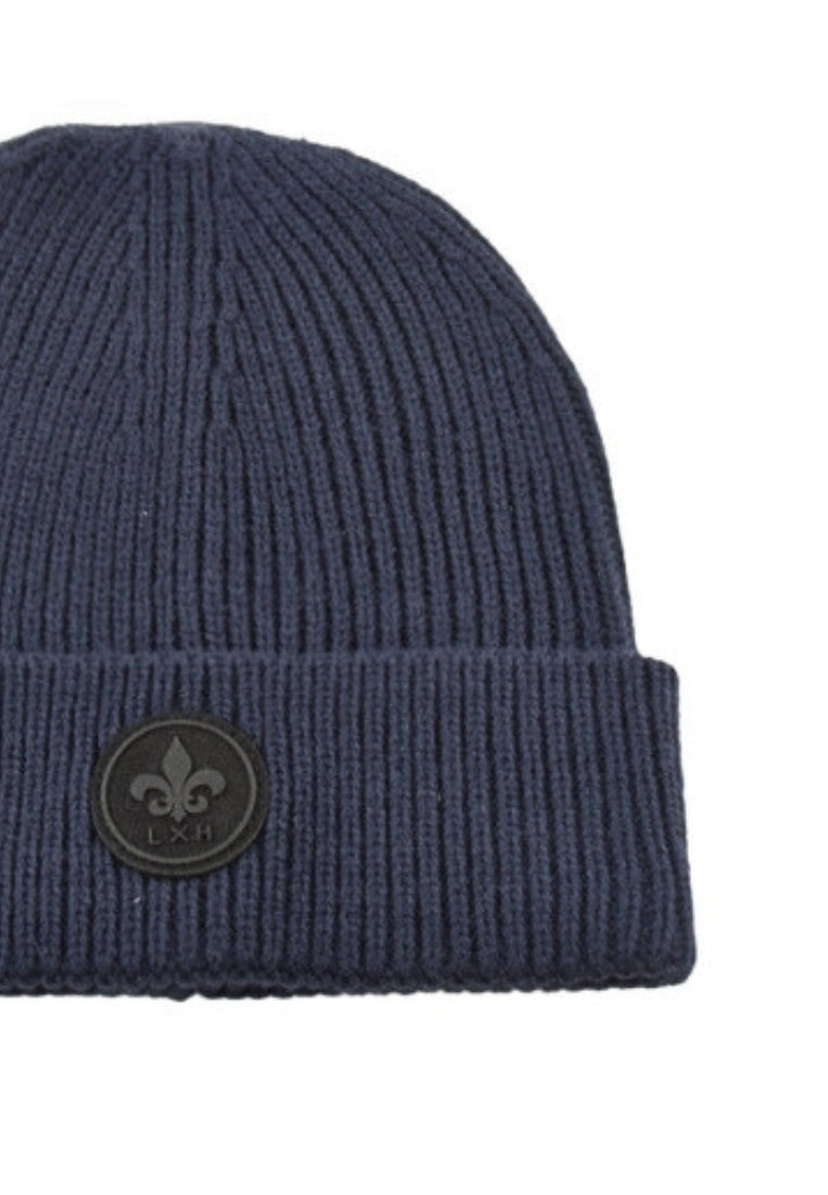 Bonnet Maille Épaisse in Navy Mützen LXH