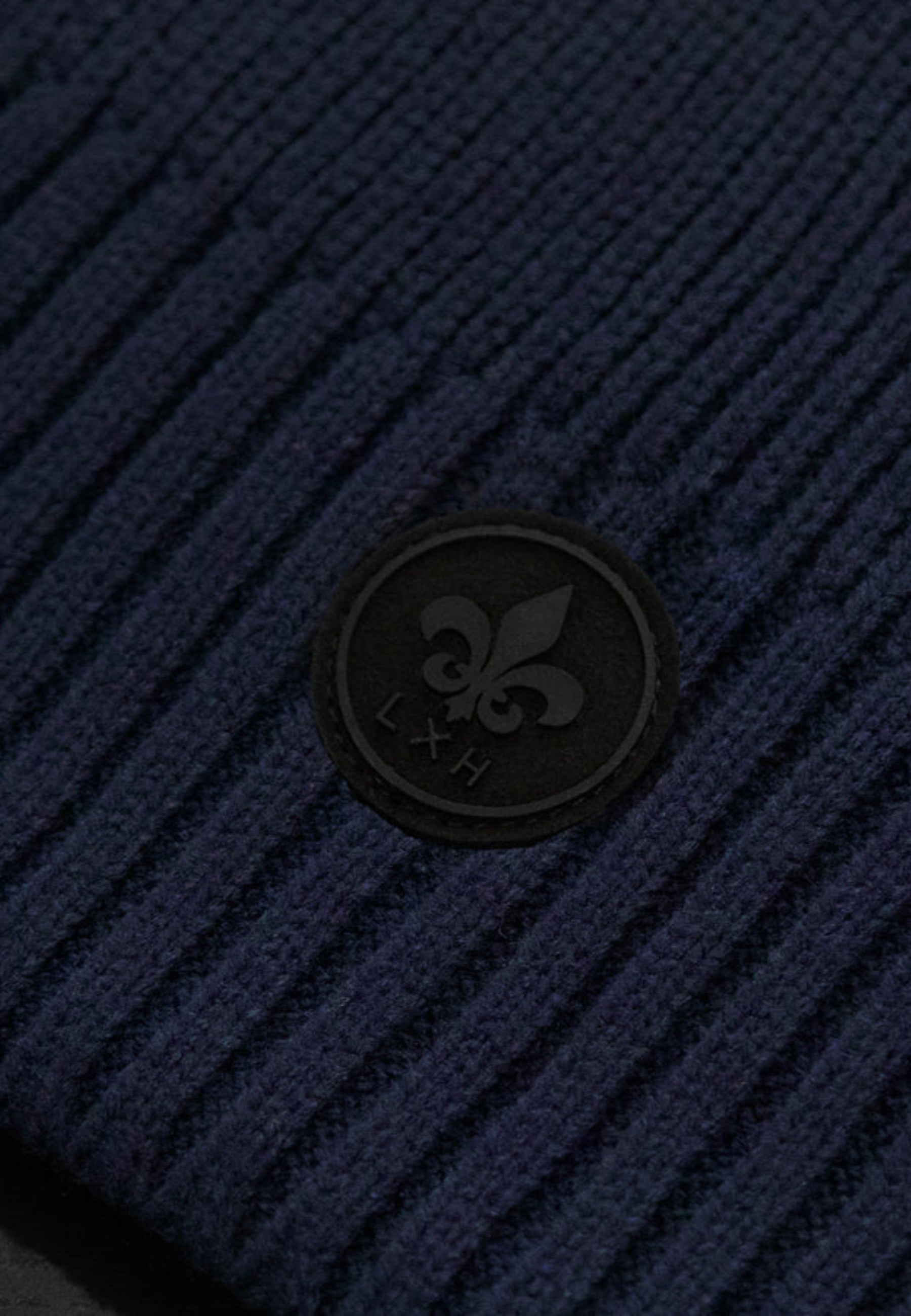 Écharpe Maille épaisse in Navy Schals LXH