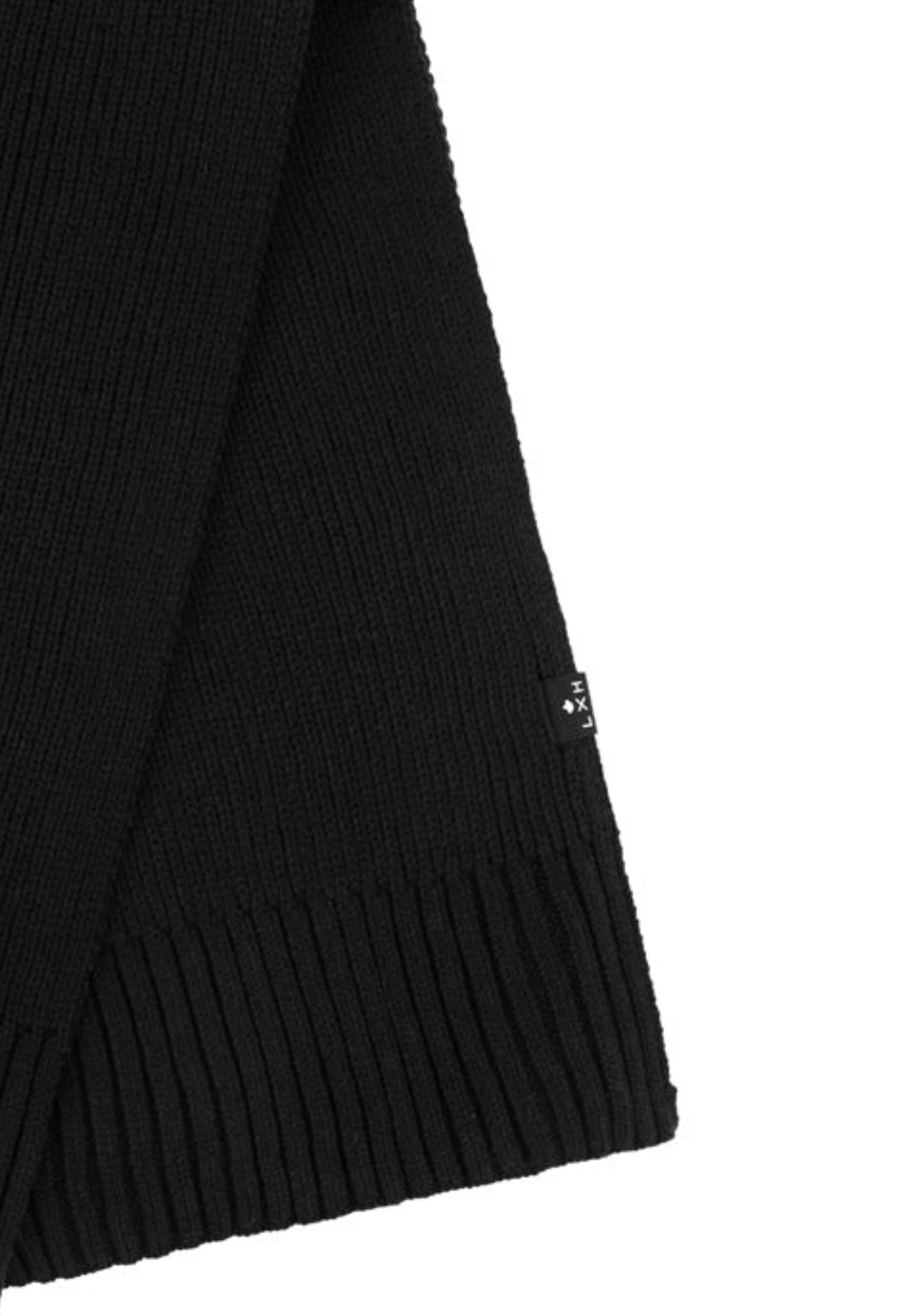 Écharpe Maille Épaisse in Noir Schals LXH