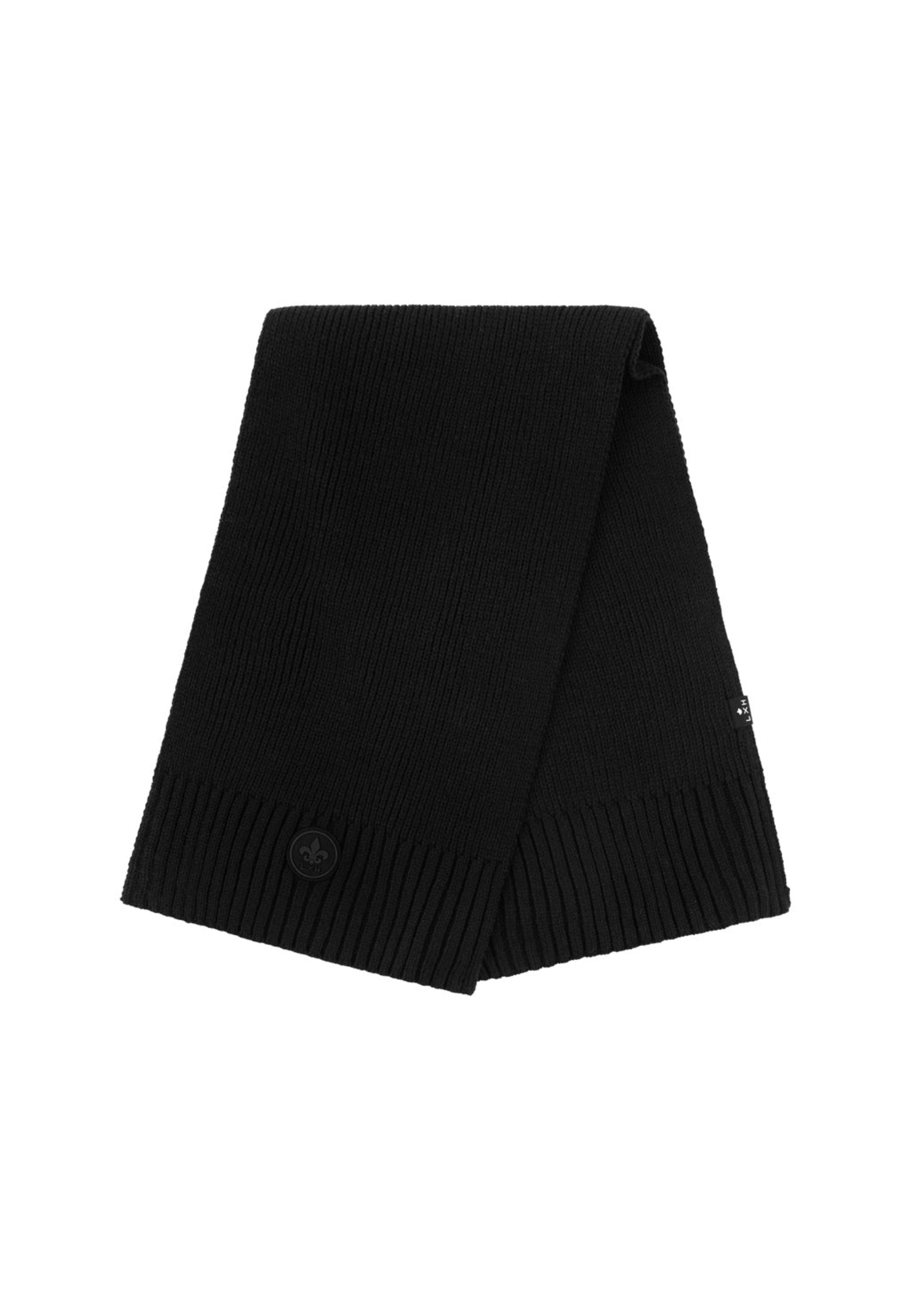 Écharpe Maille Épaisse in Noir Schals LXH