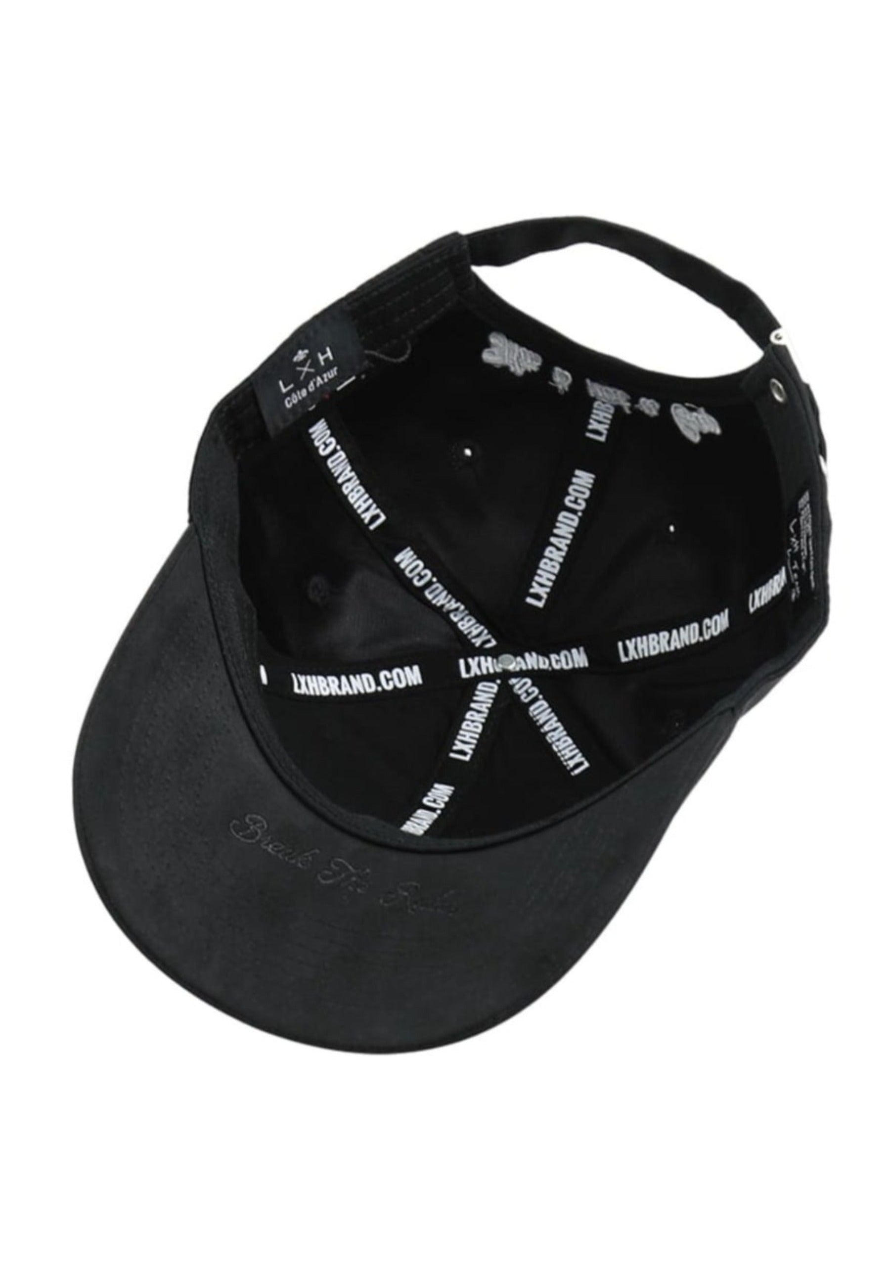 Casquette Suédine - Genève in Noir Caps LXH   