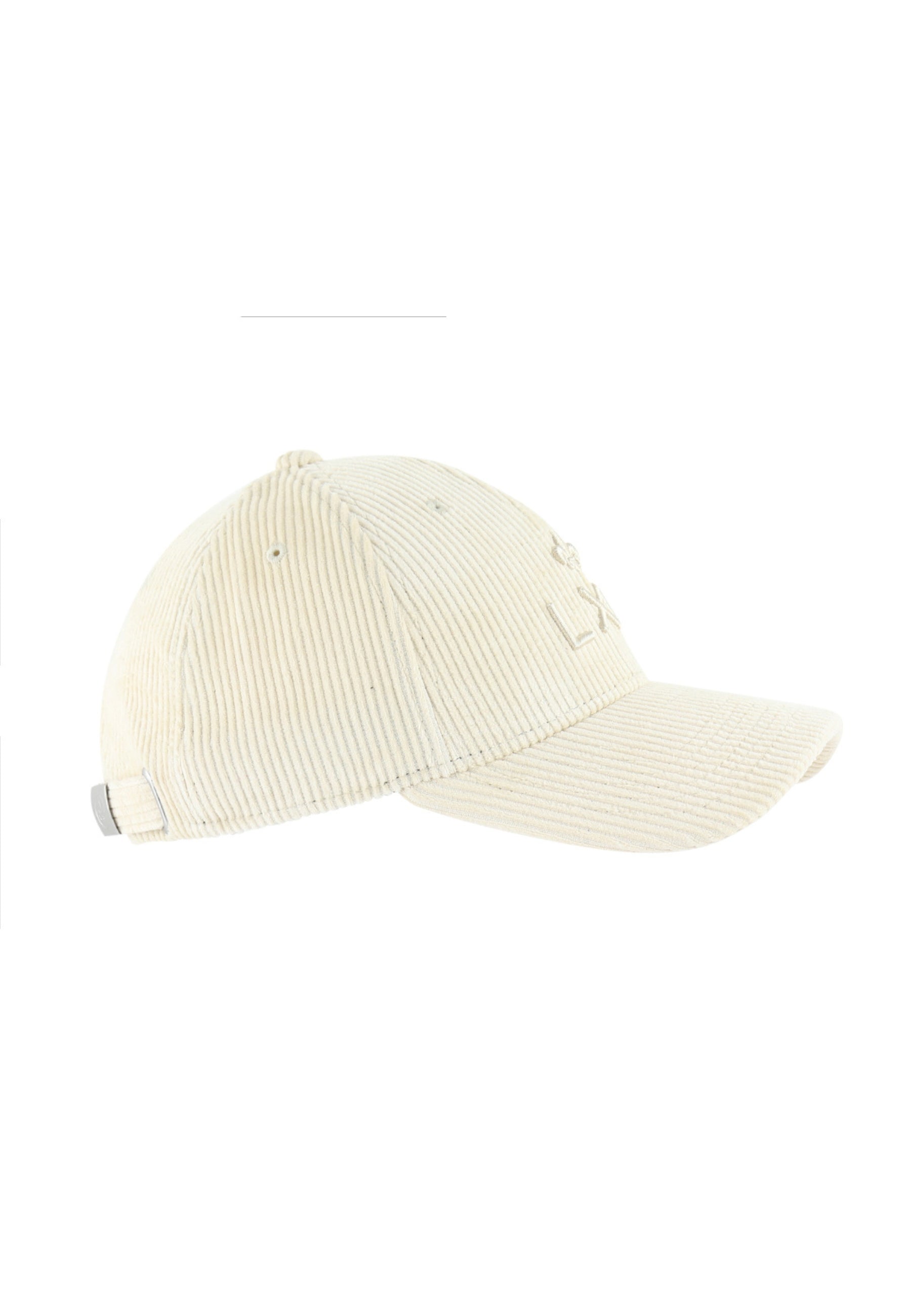 Casquette Velours Côtelé in Ivoire Caps LXH