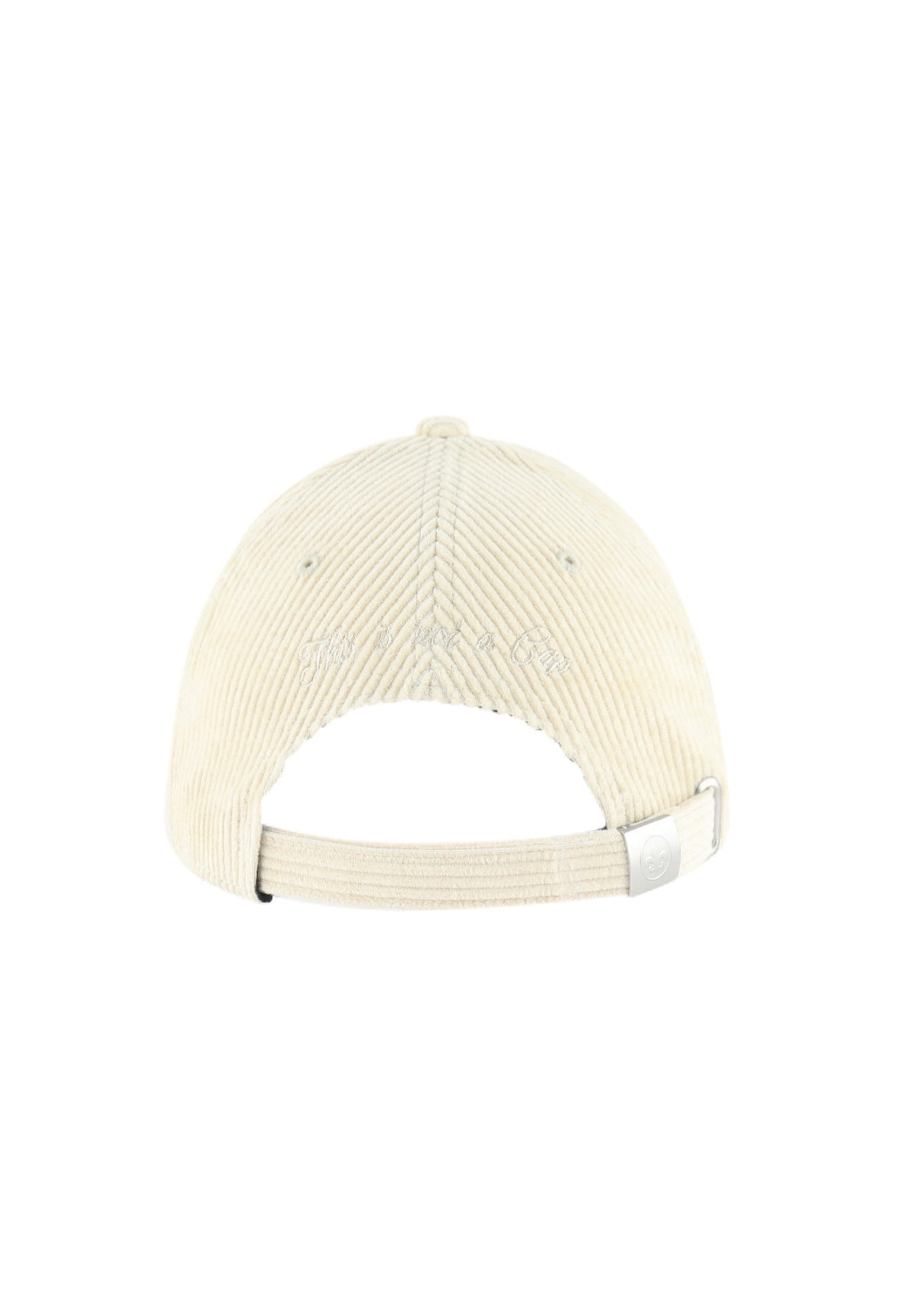 Casquette Velours Côtelé in Ivoire Caps LXH