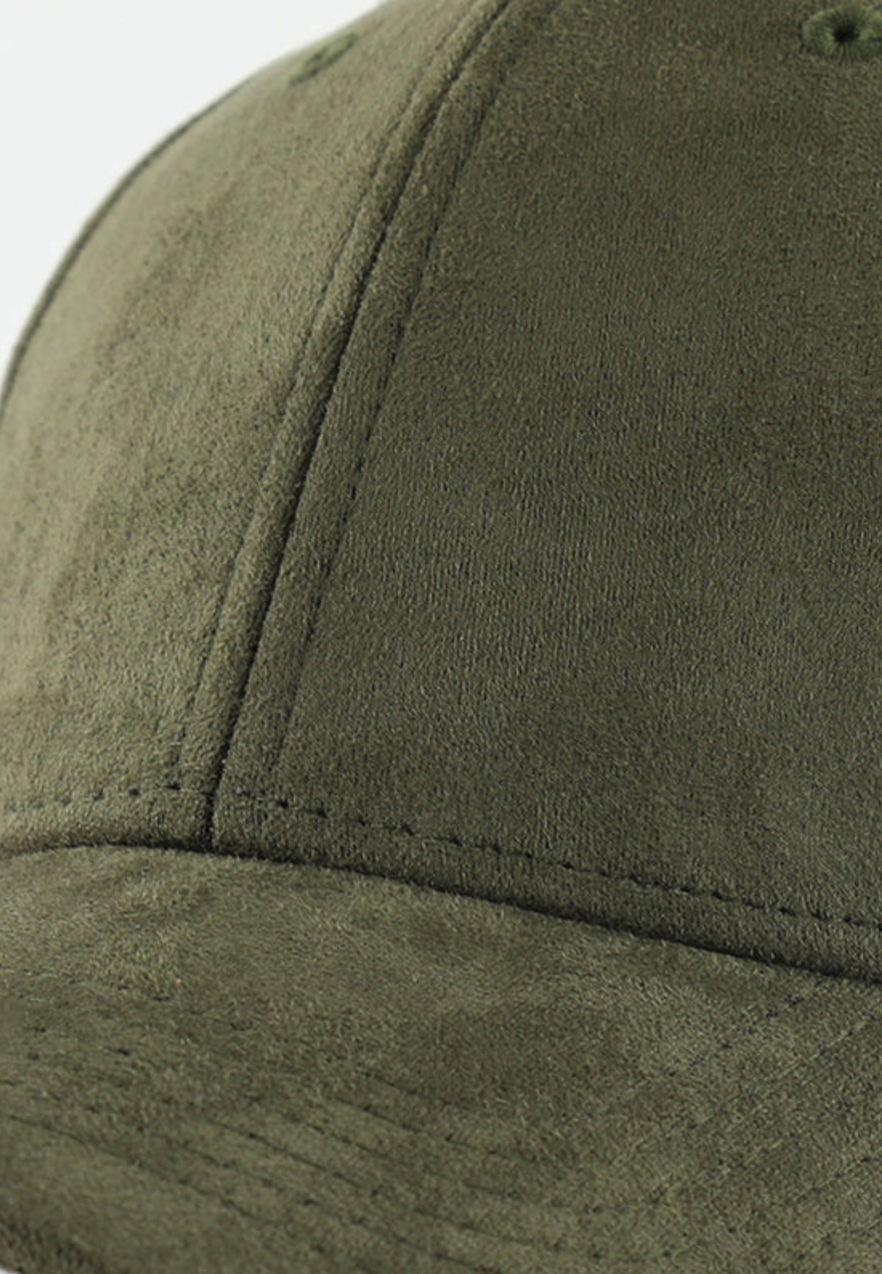 Casquette Suédine in Kaki Caps LXH
