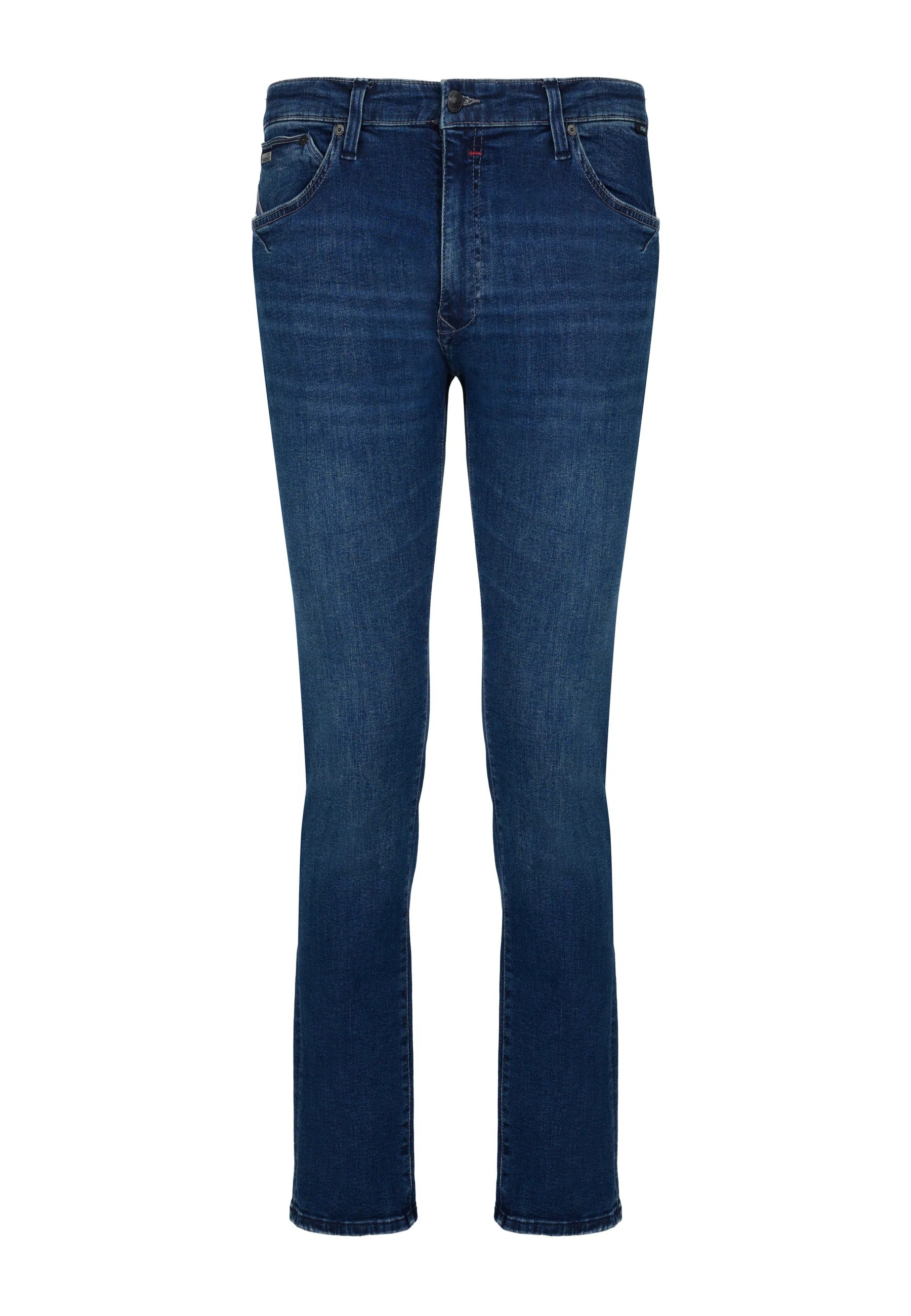 Marcus in Dark Brushed Ultra Move Jeans Mavi