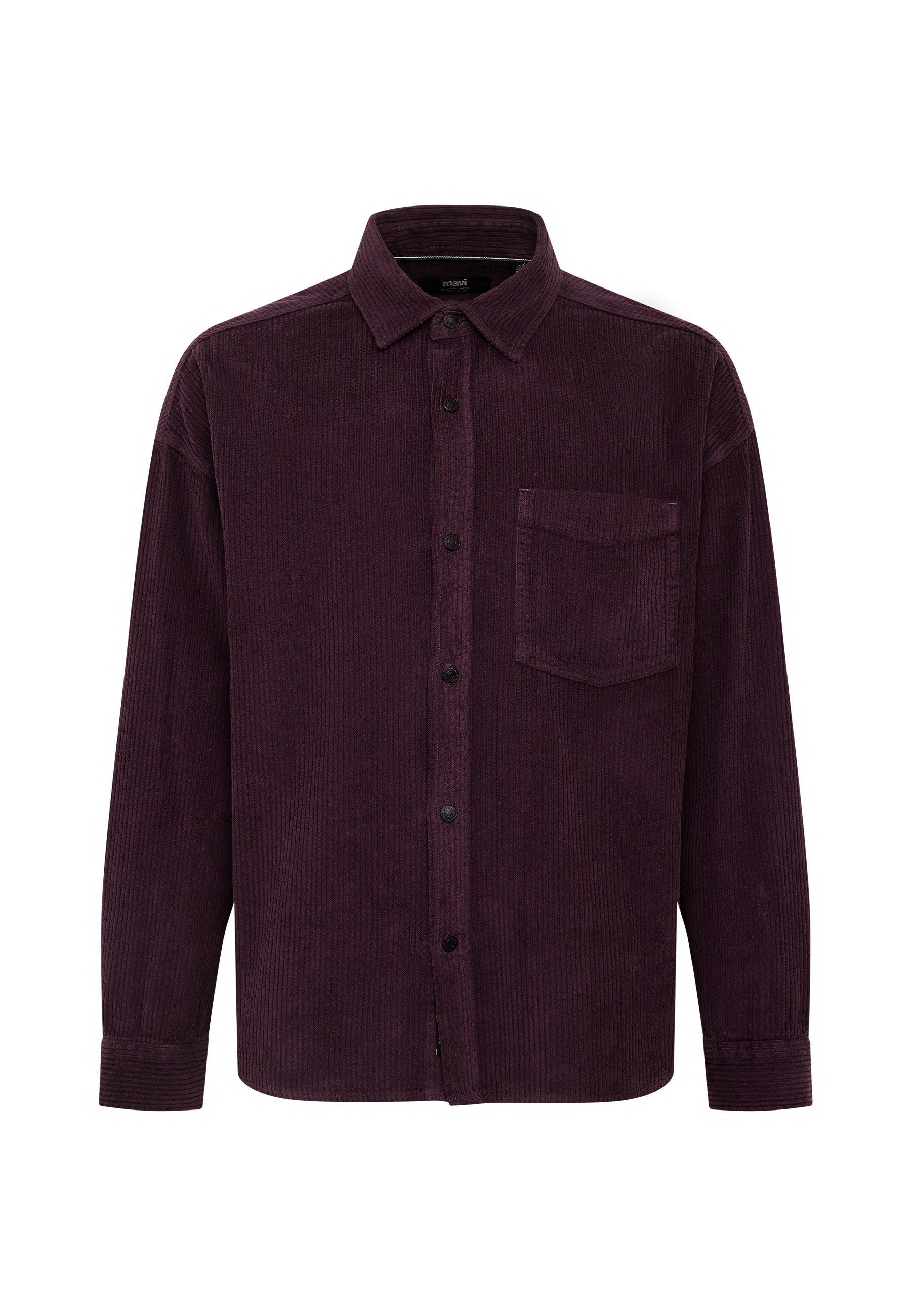 Cordhemd Long Sleeve in Fudge Hemden Mavi