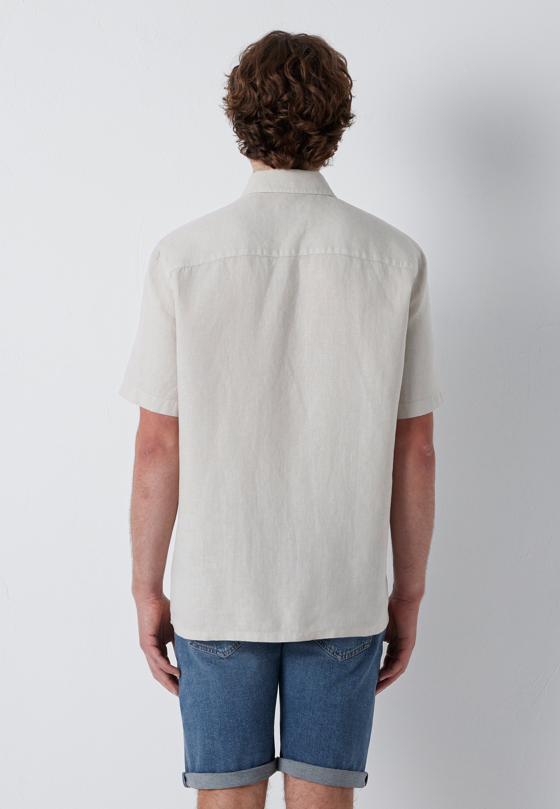 Short Sleeve Shirt in Moonstruck Hemden Mavi
