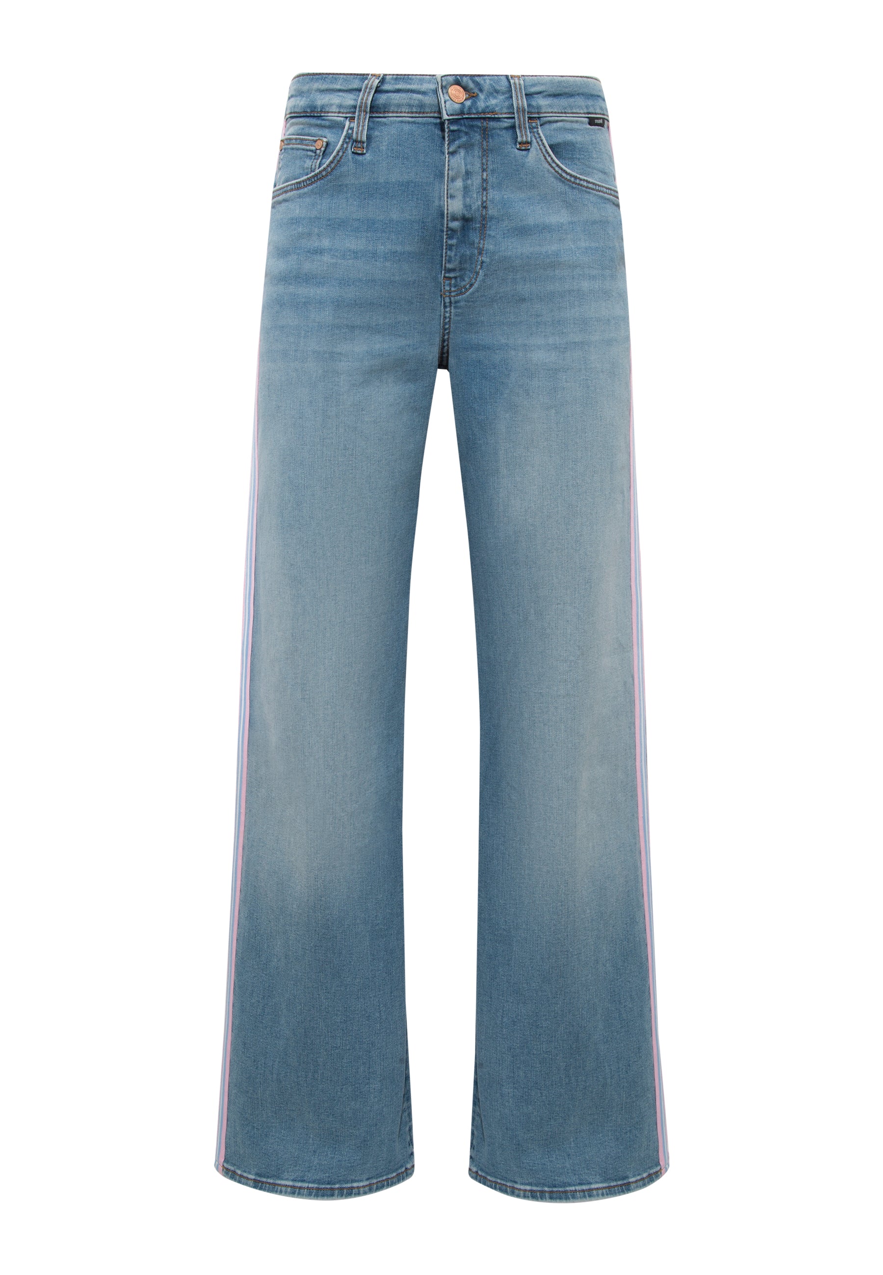 Malibu in Light Brushed Str Jeans Mavi