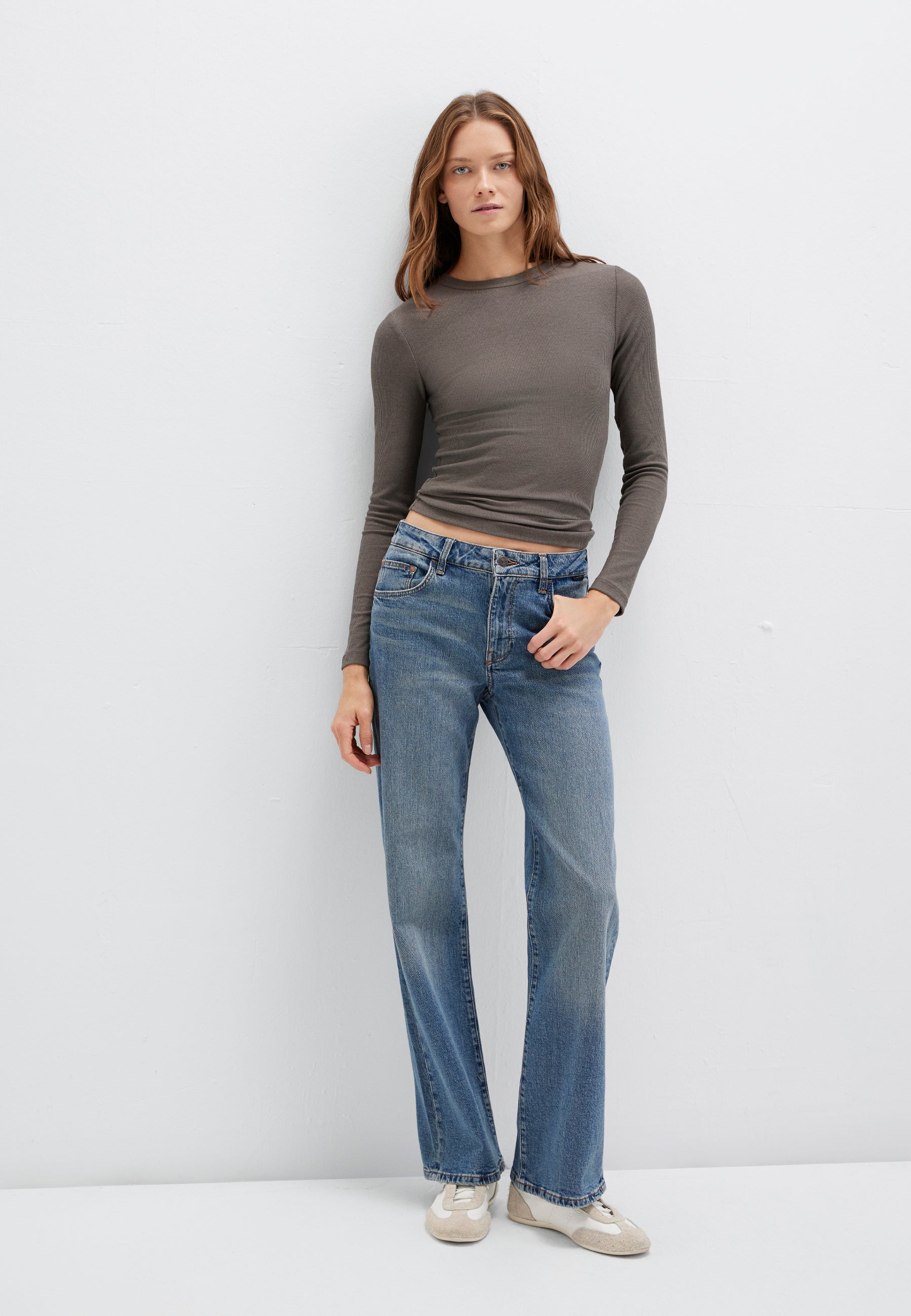 Ibiza in Mid Shaded 90S Jeans Mavi