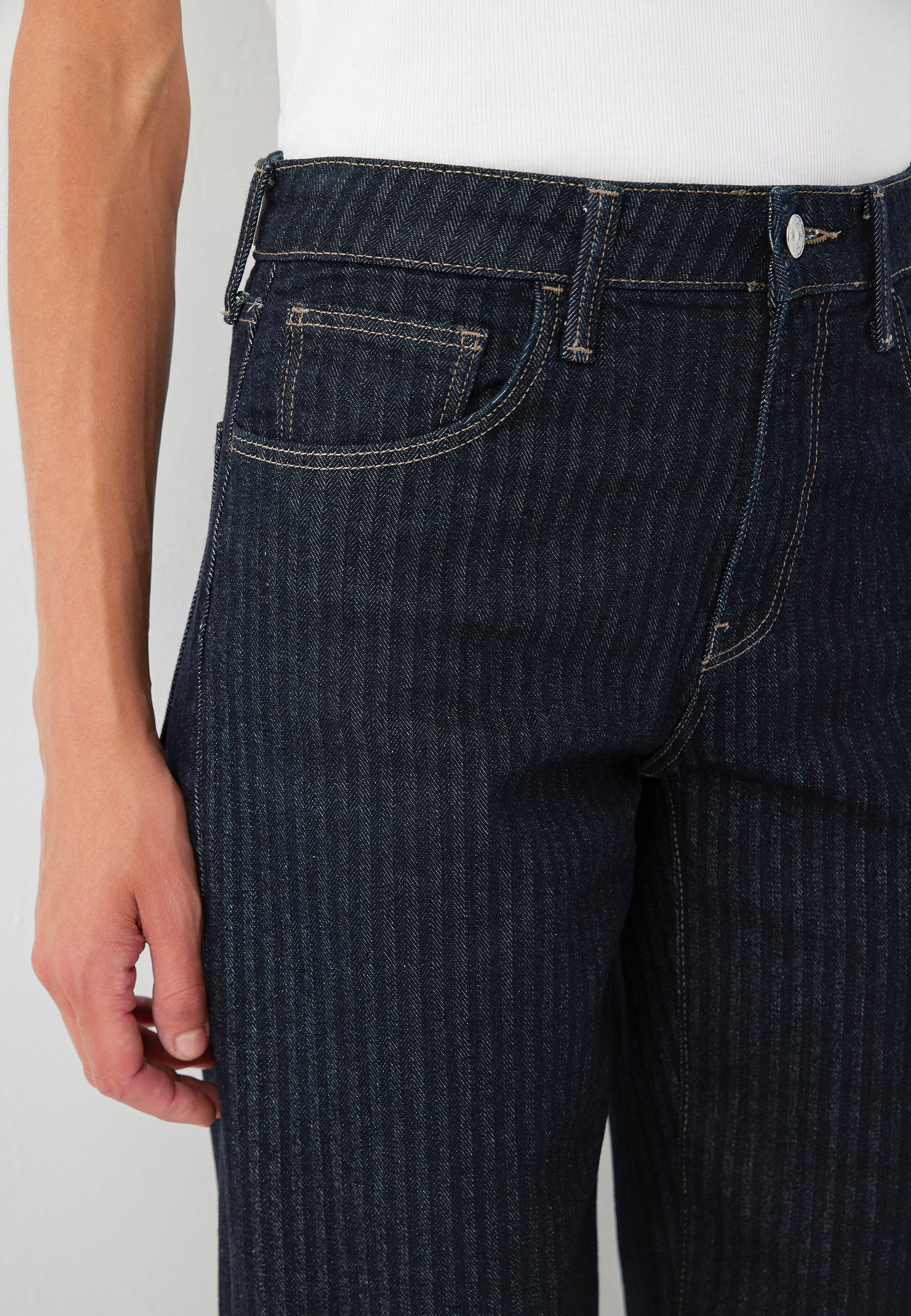 Baggy Jeans Leila in Dark Denim