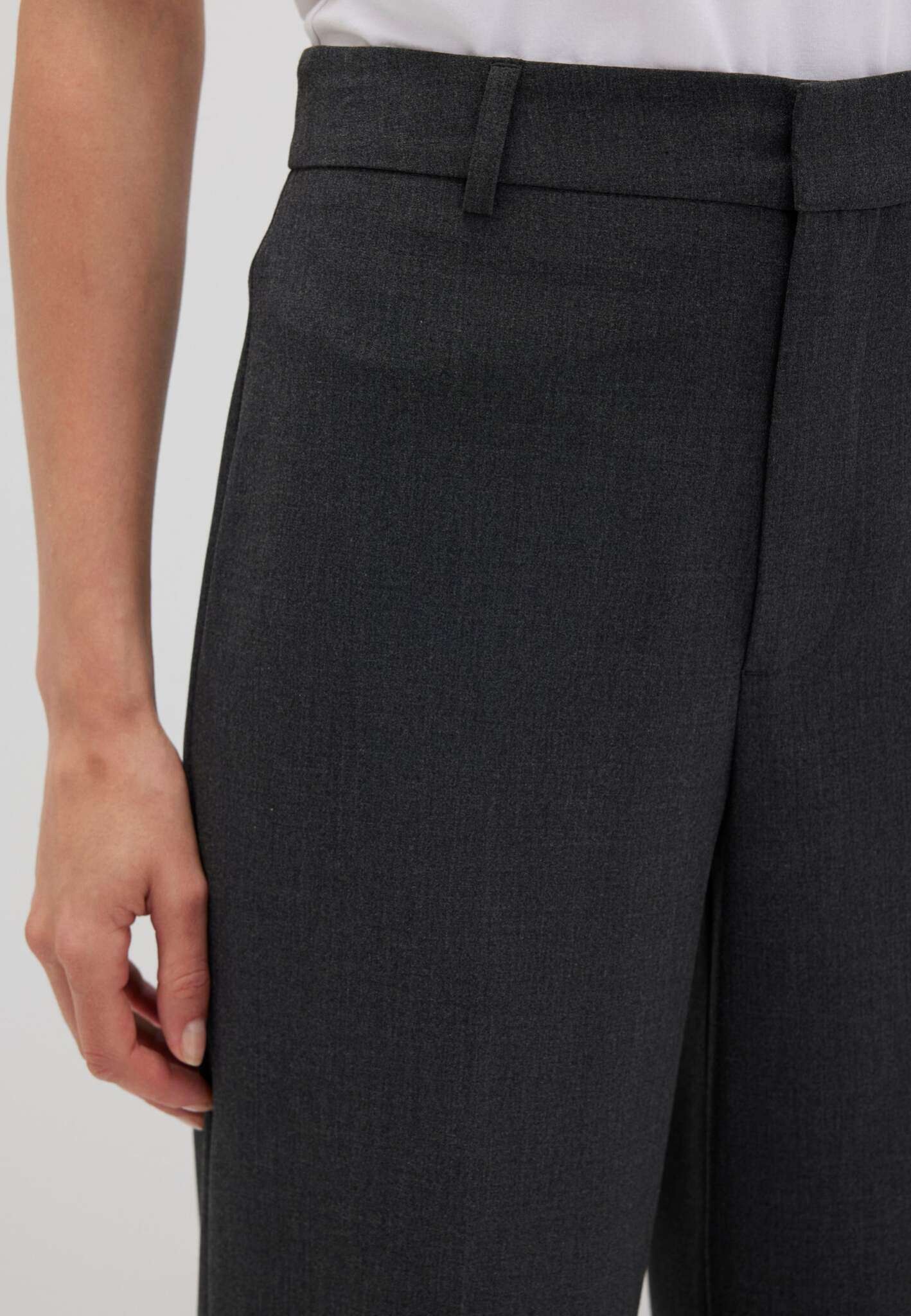 Woven Pant in Anthracite Melange Hosen Mavi