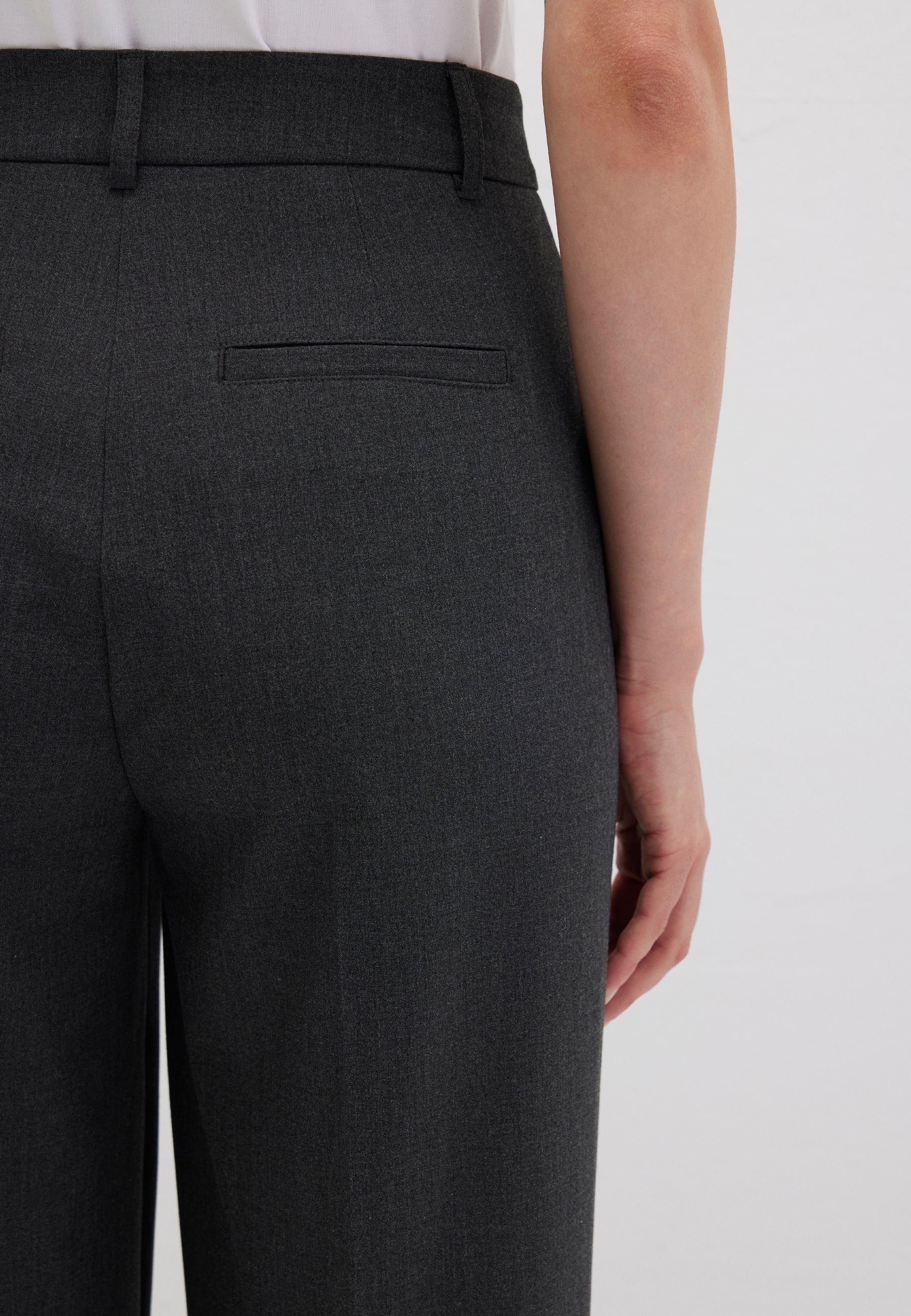Woven Pant in Anthracite Melange Hosen Mavi