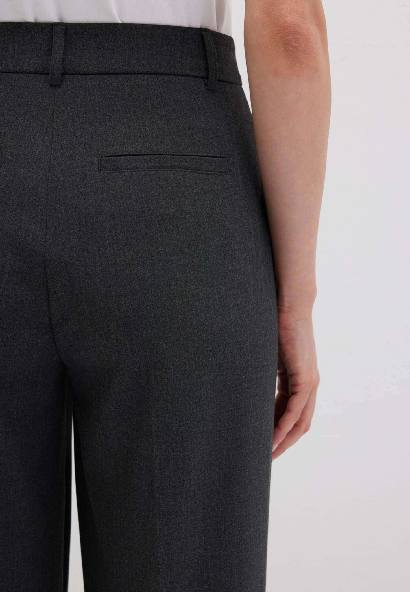 Woven Pant in Anthracite Melange Hosen Mavi