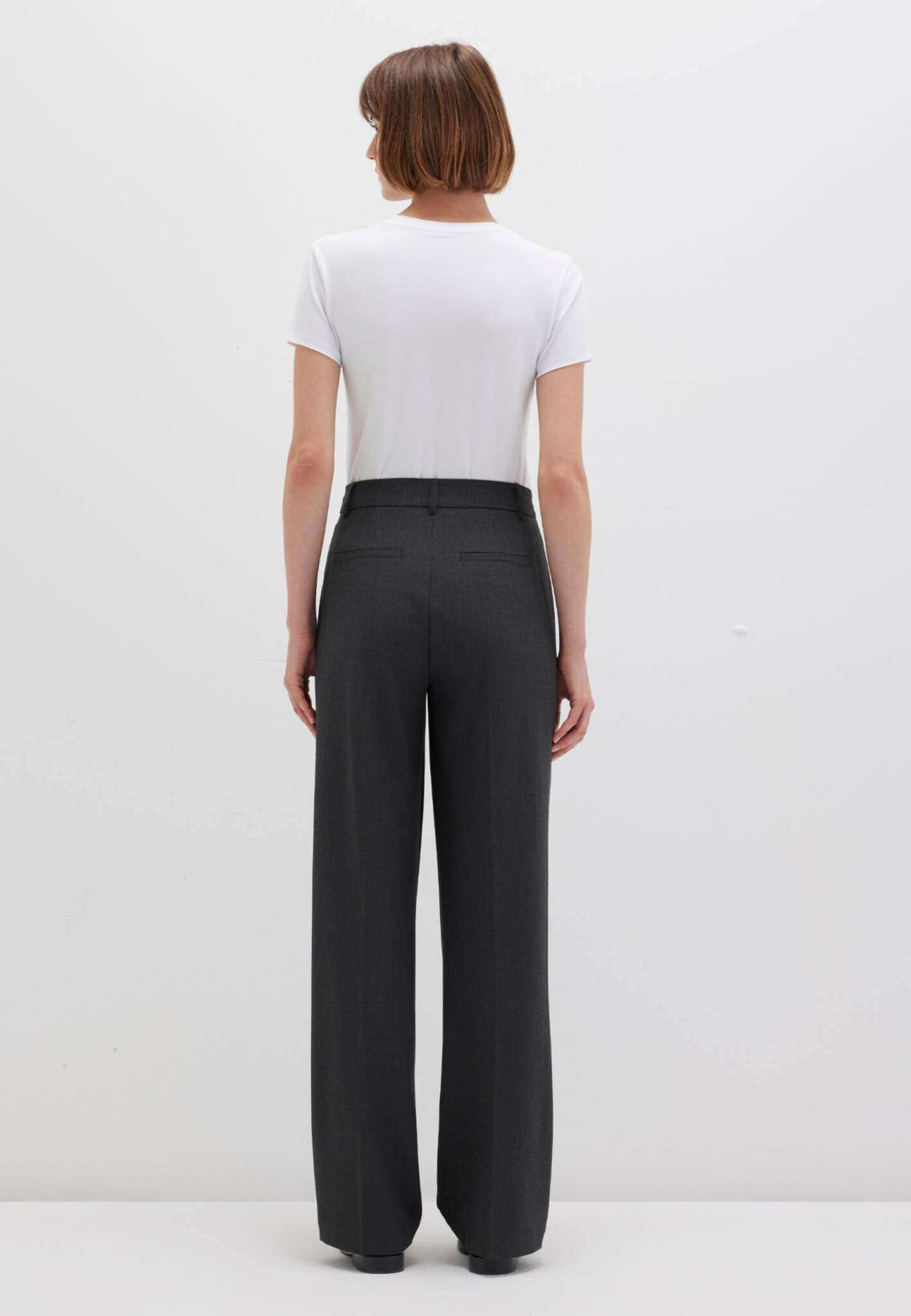 Woven Pant in Anthracite Melange Hosen Mavi