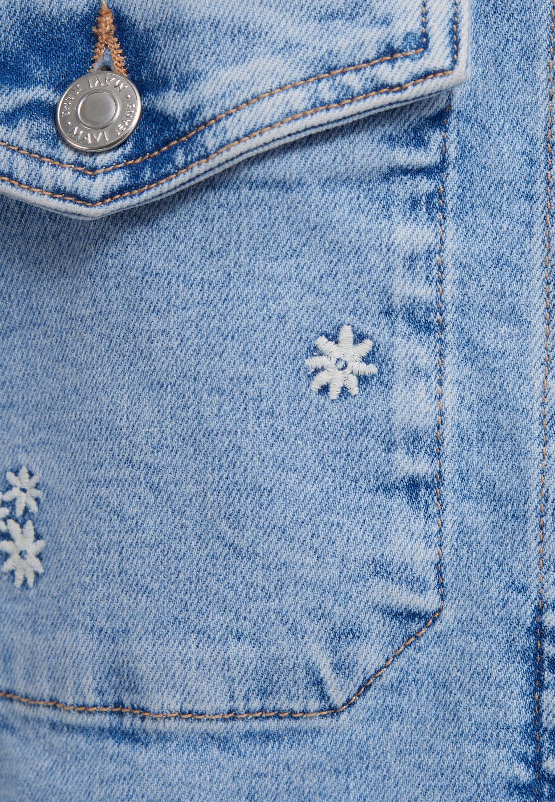 Maren in Lt Blue Denim Jacken Mavi