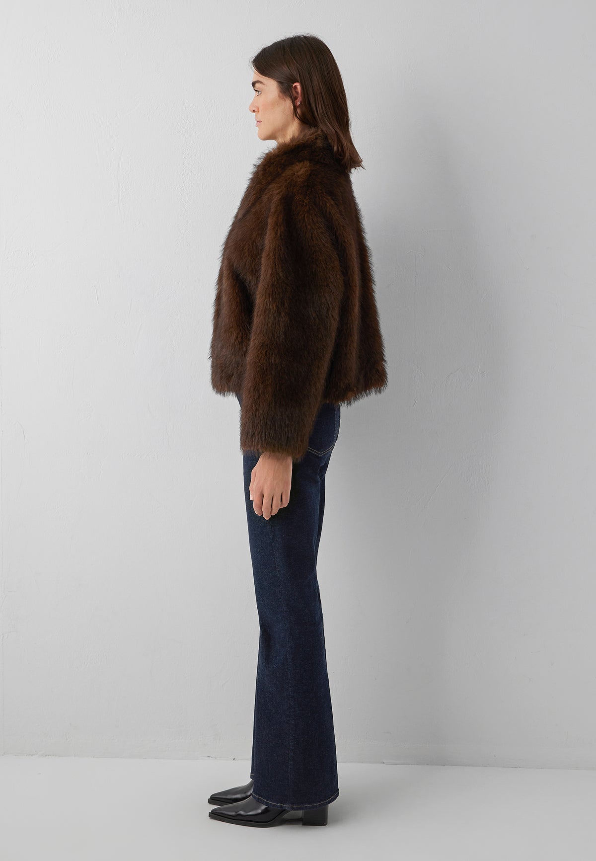 Kunstfelljacke in Chestnut Jacken Mavi