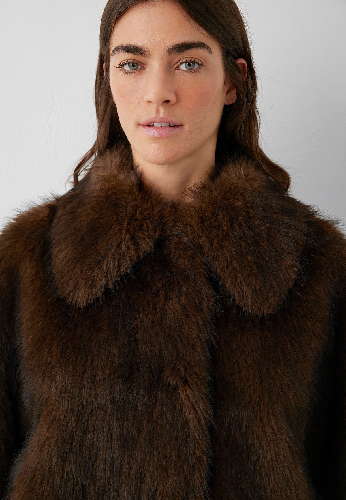 Kunstfelljacke in Chestnut Jacken Mavi