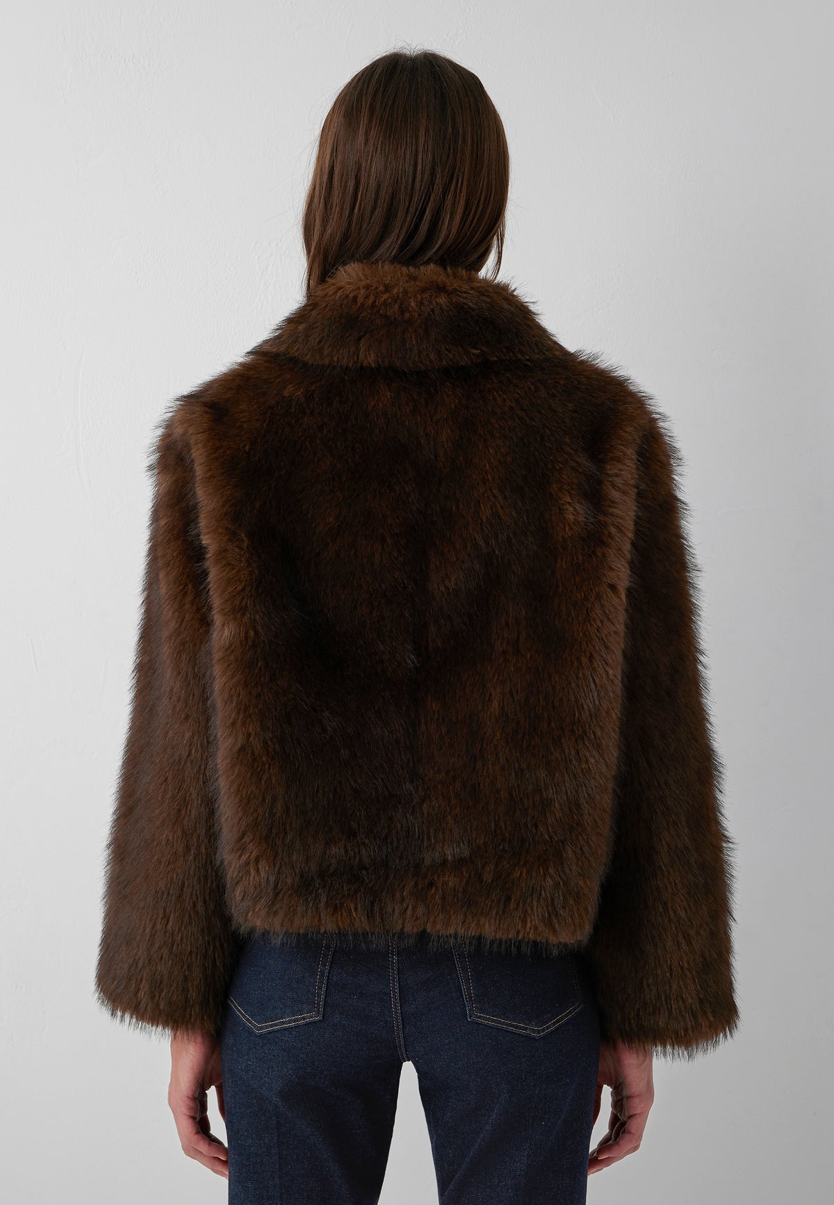 Kunstfelljacke in Chestnut Jacken Mavi