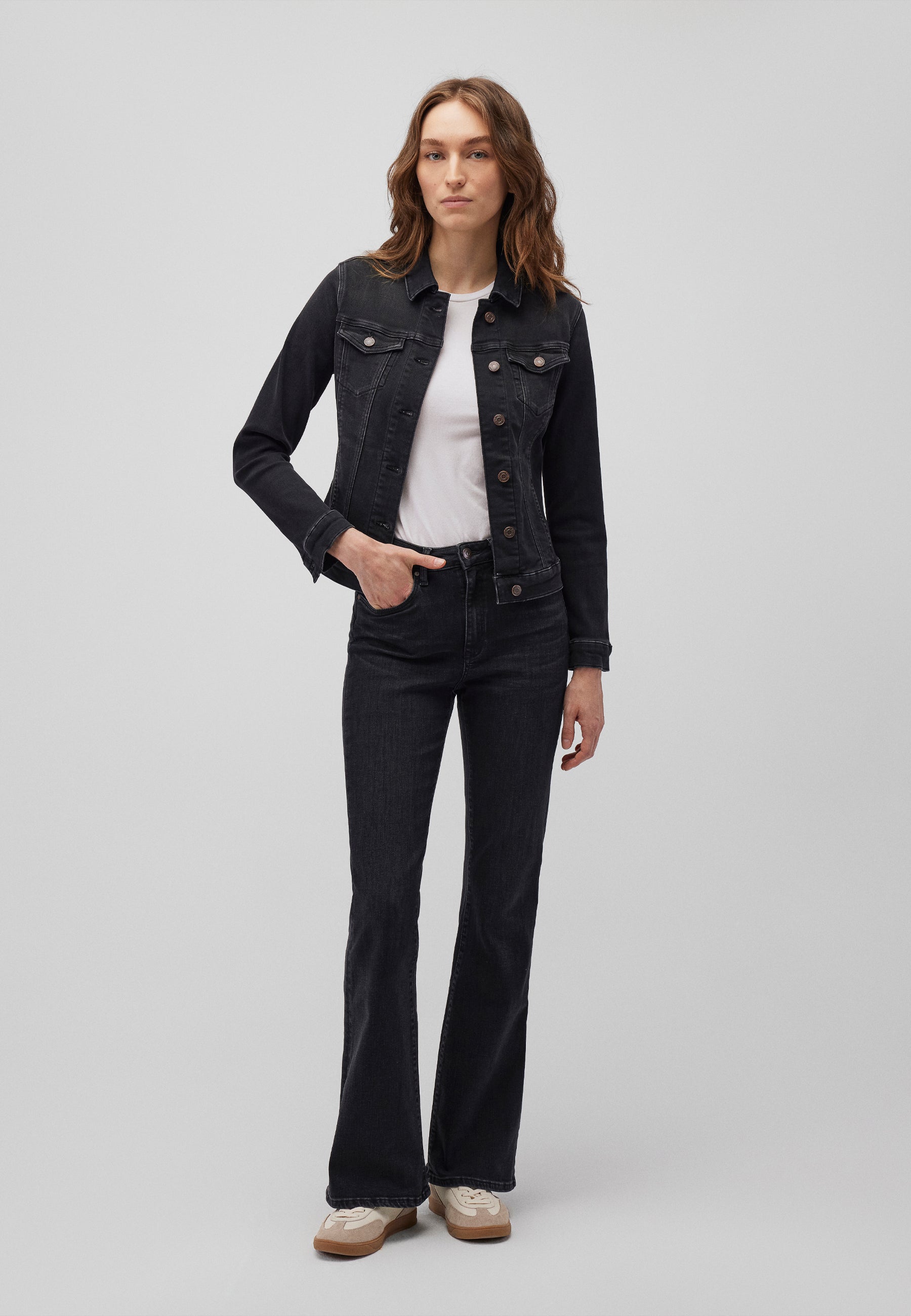 Daisy in Dark Smoke Sporty Jacken Mavi