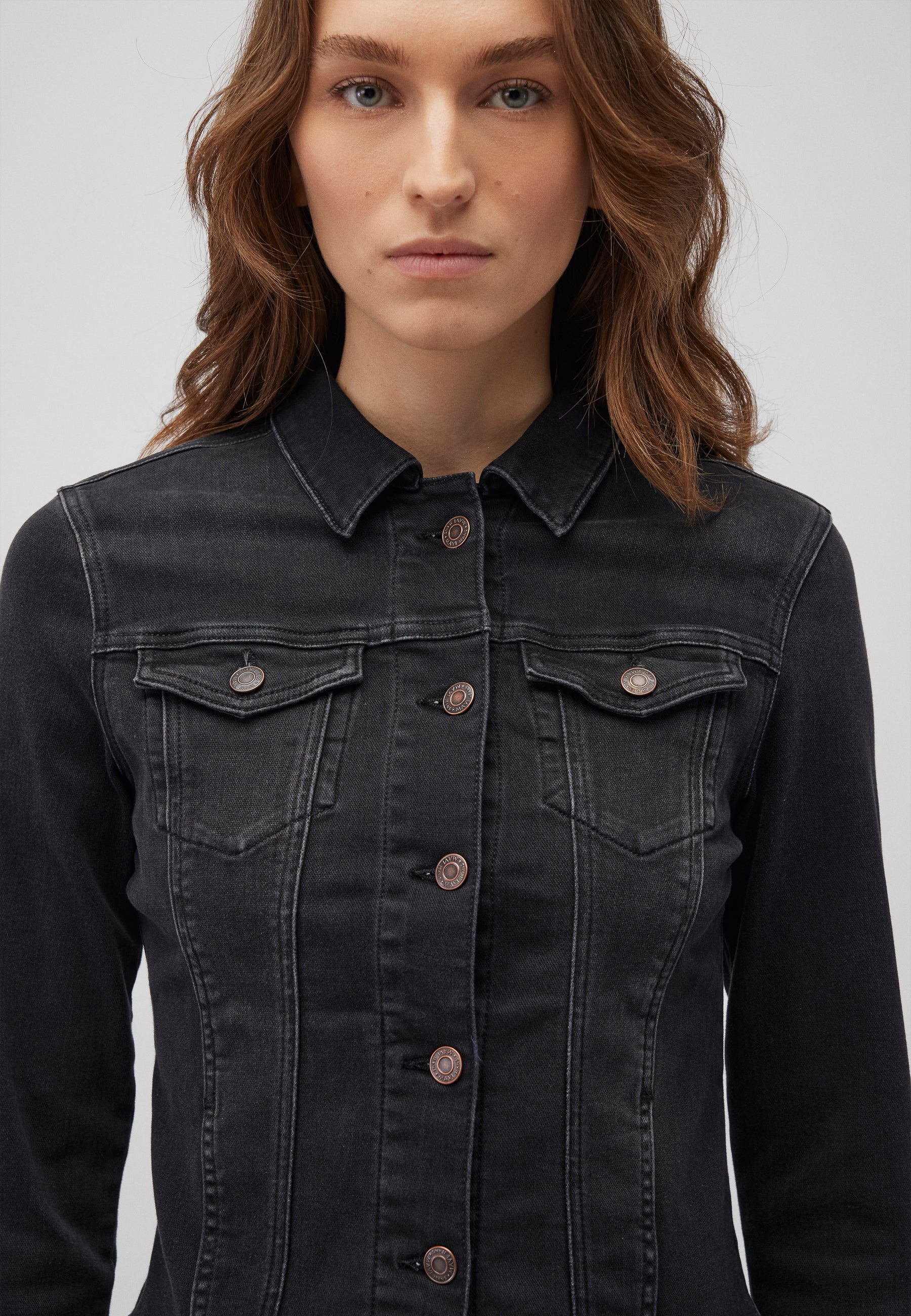 Daisy in Dark Smoke Sporty Jacken Mavi