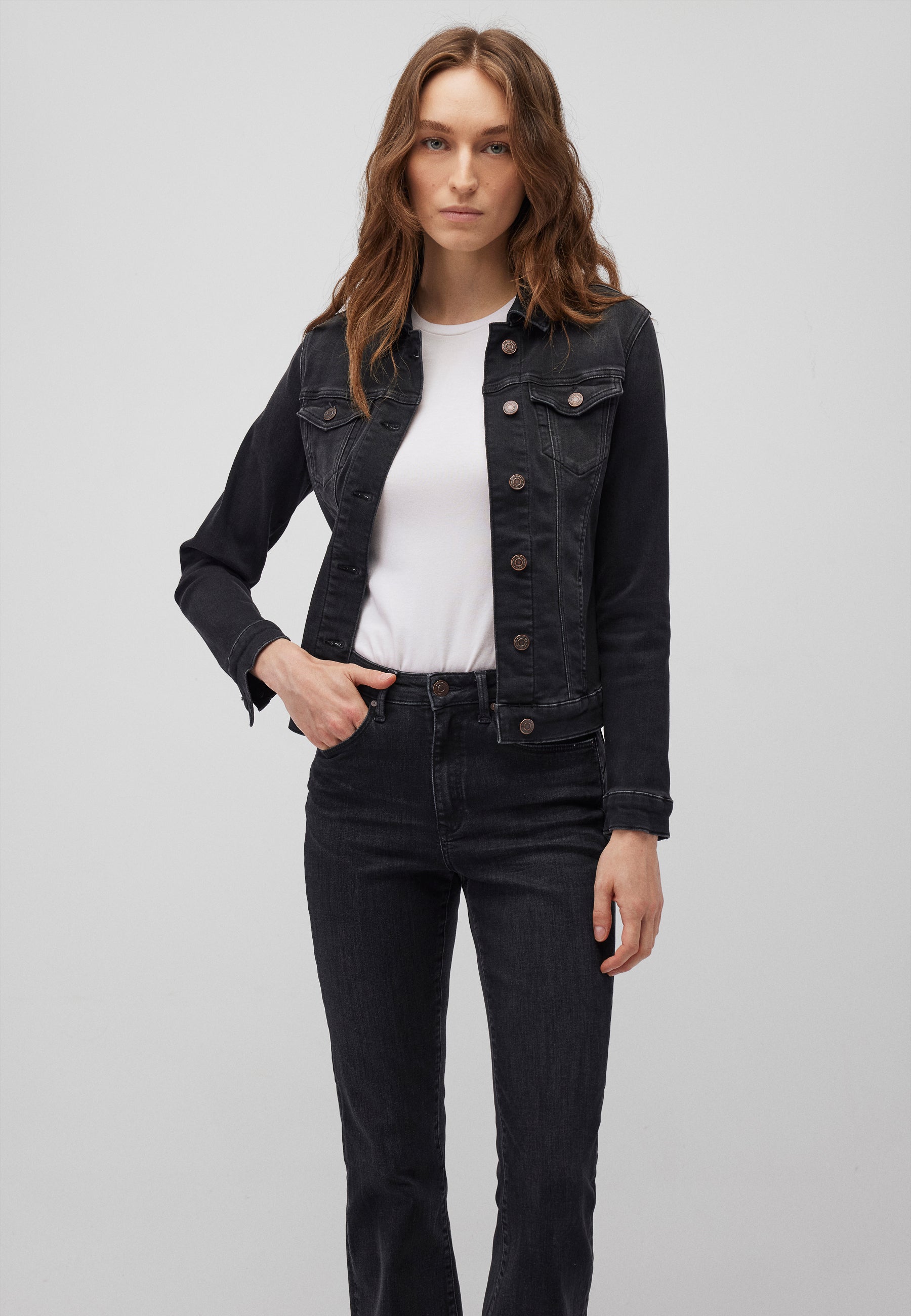 Daisy in Dark Smoke Sporty Jacken Mavi
