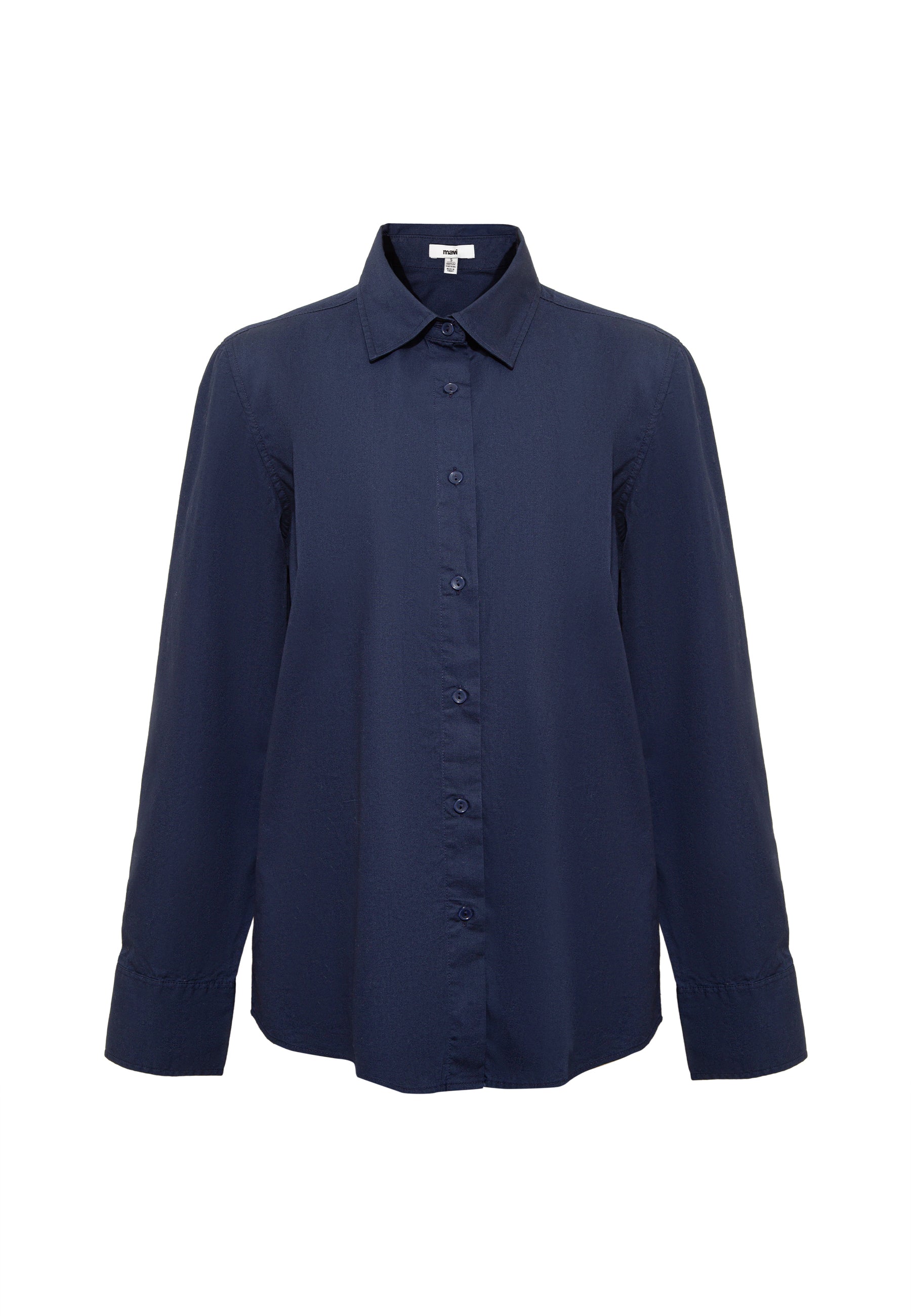 Long Sleeve Shirt in Navy Blazer Hemden Mavi