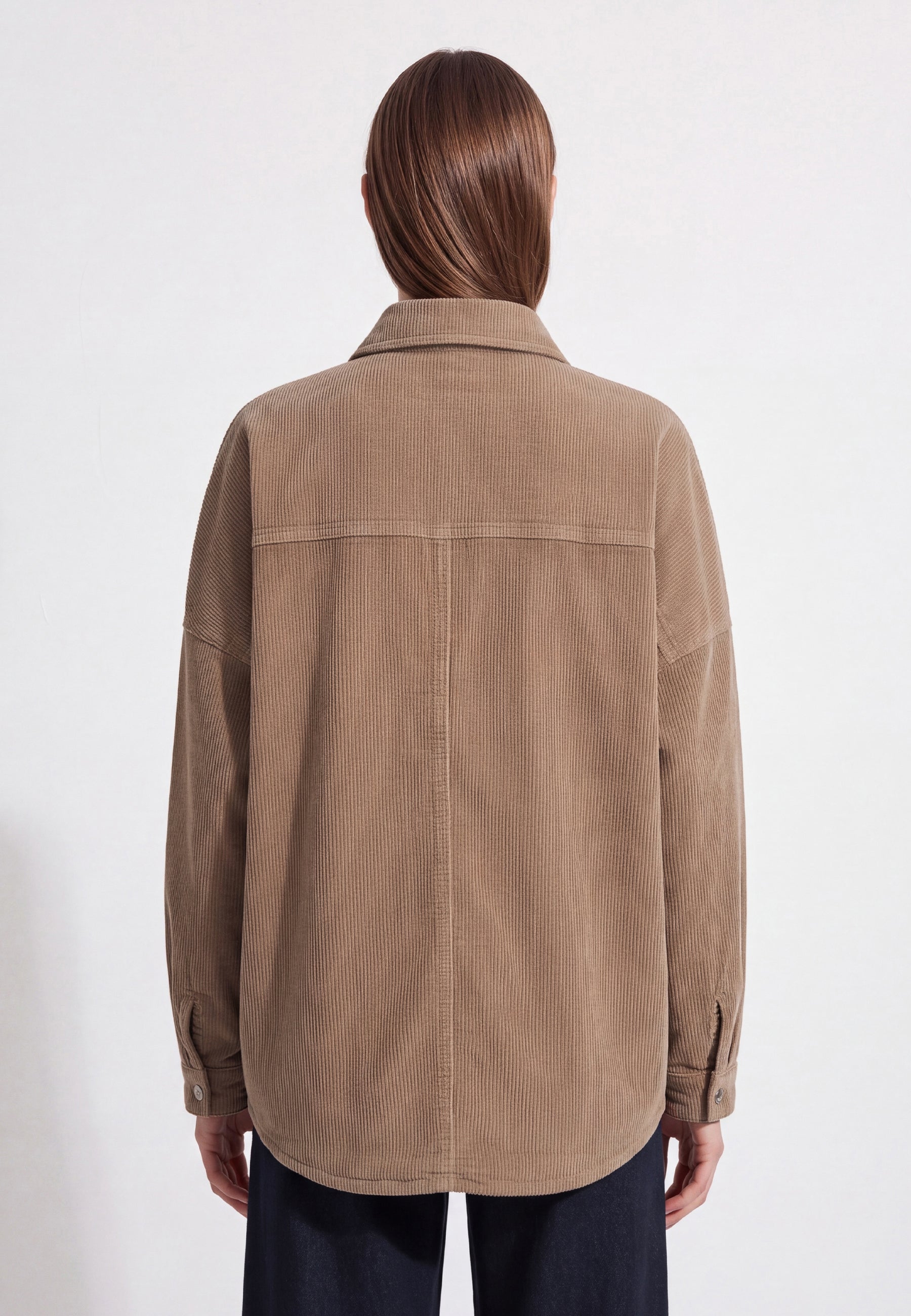 Overshirt Fiona in Dune Corduroy
