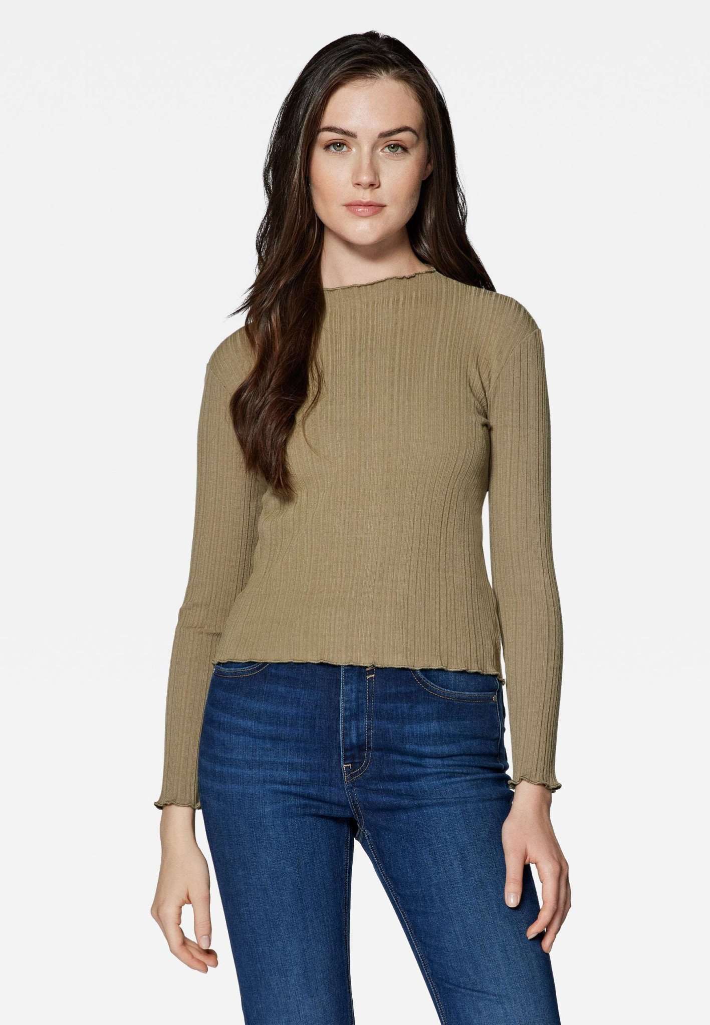 Long Sleeve Top in Mermaid Langarmshirts Mavi