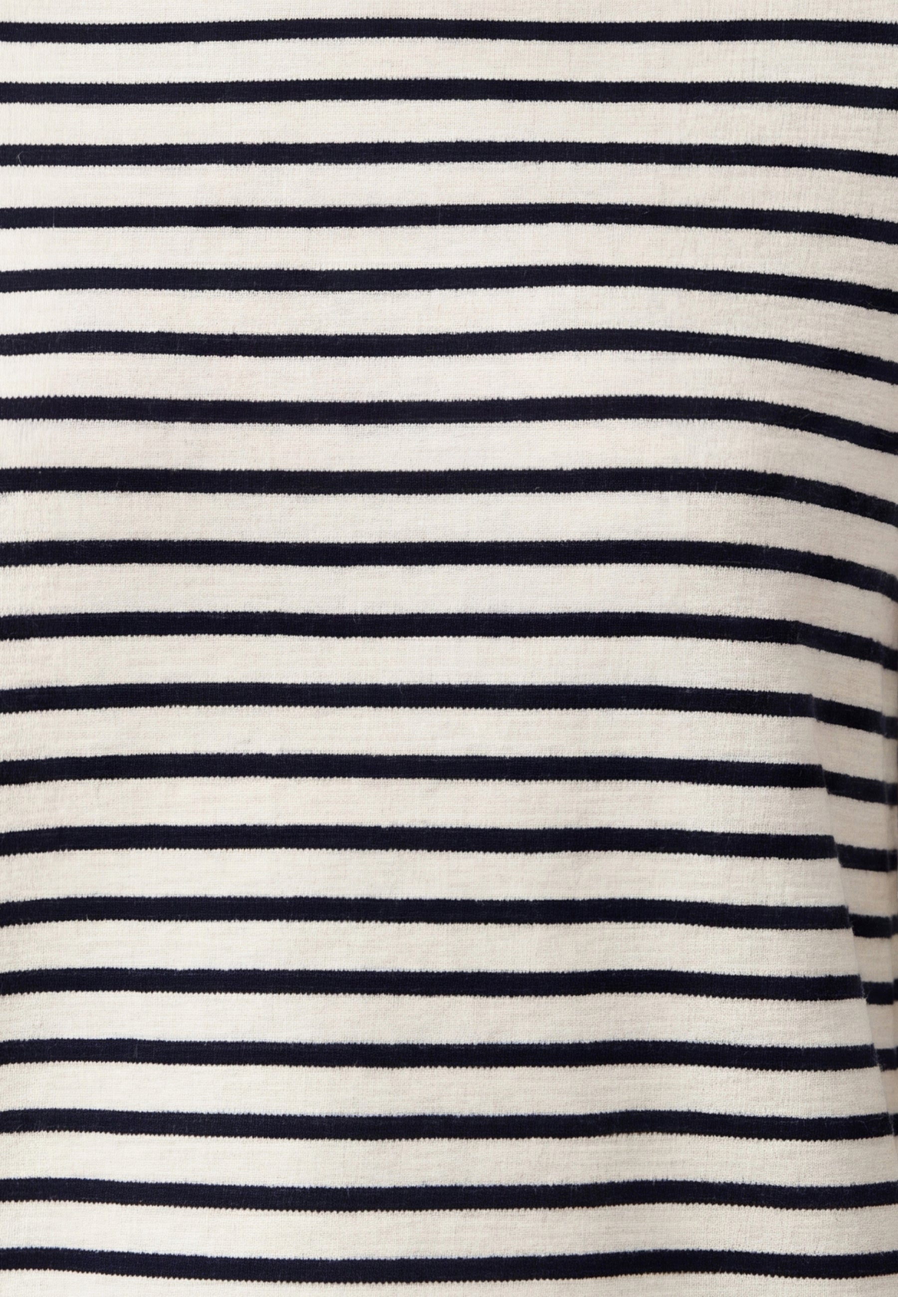 Long Sleeve Fashion Jersey in Peacoat Stripe T-Shirts Mavi