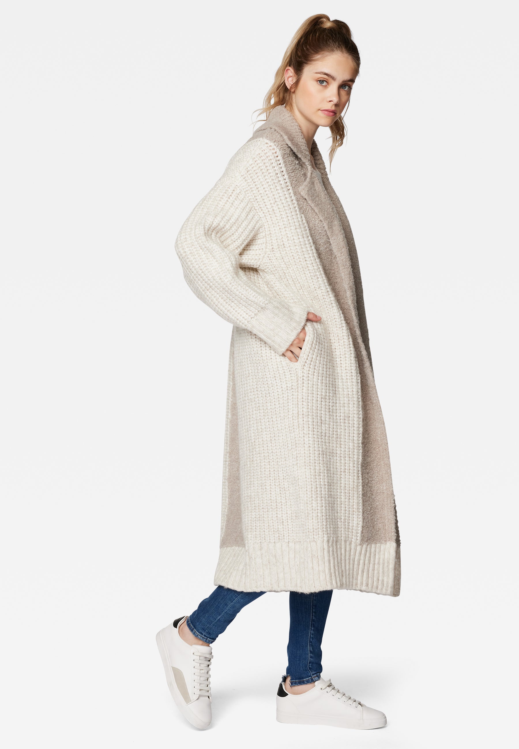 Cardigan in Pumice Stone Jacken Mavi