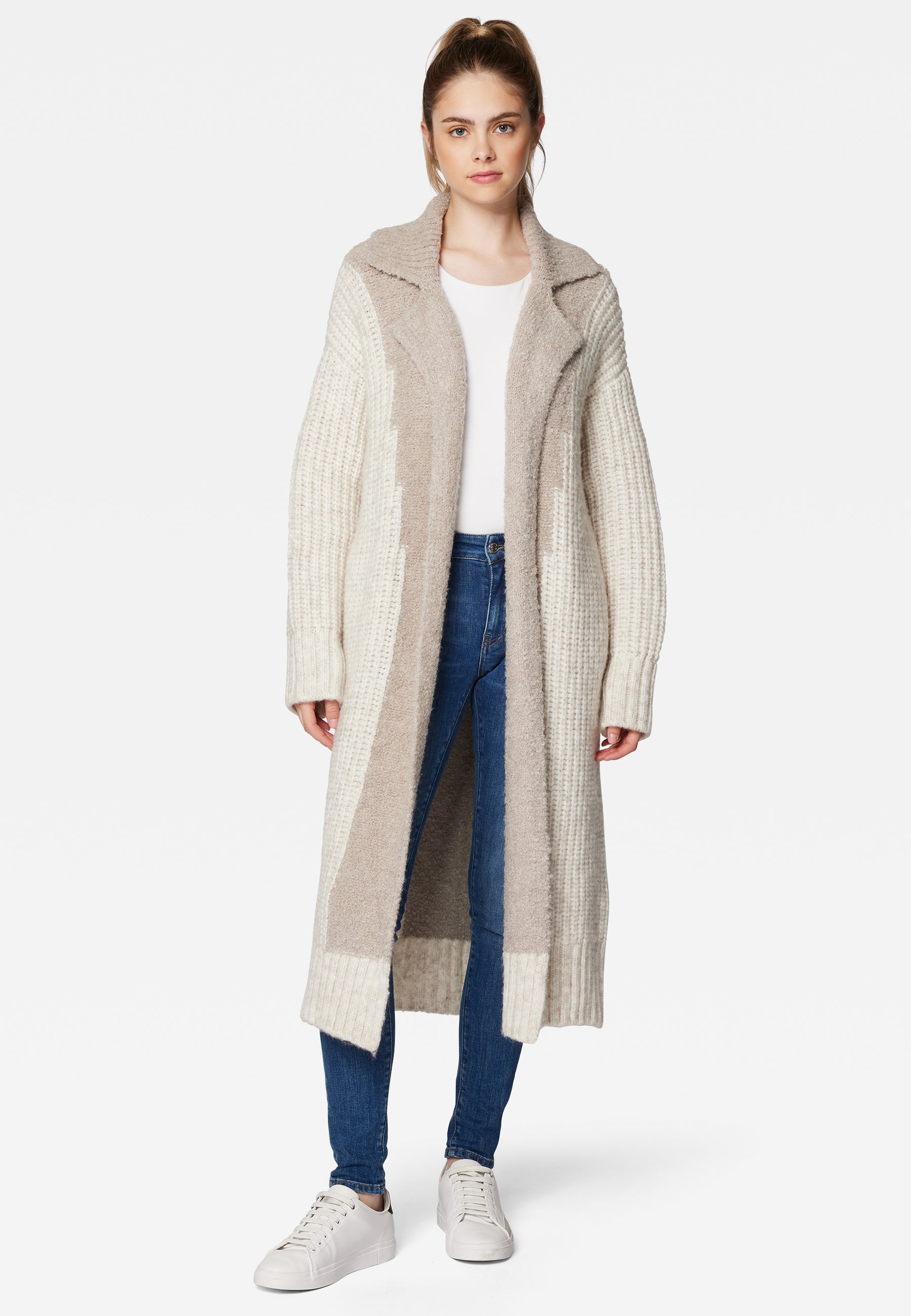 Cardigan in Pumice Stone Jacken Mavi