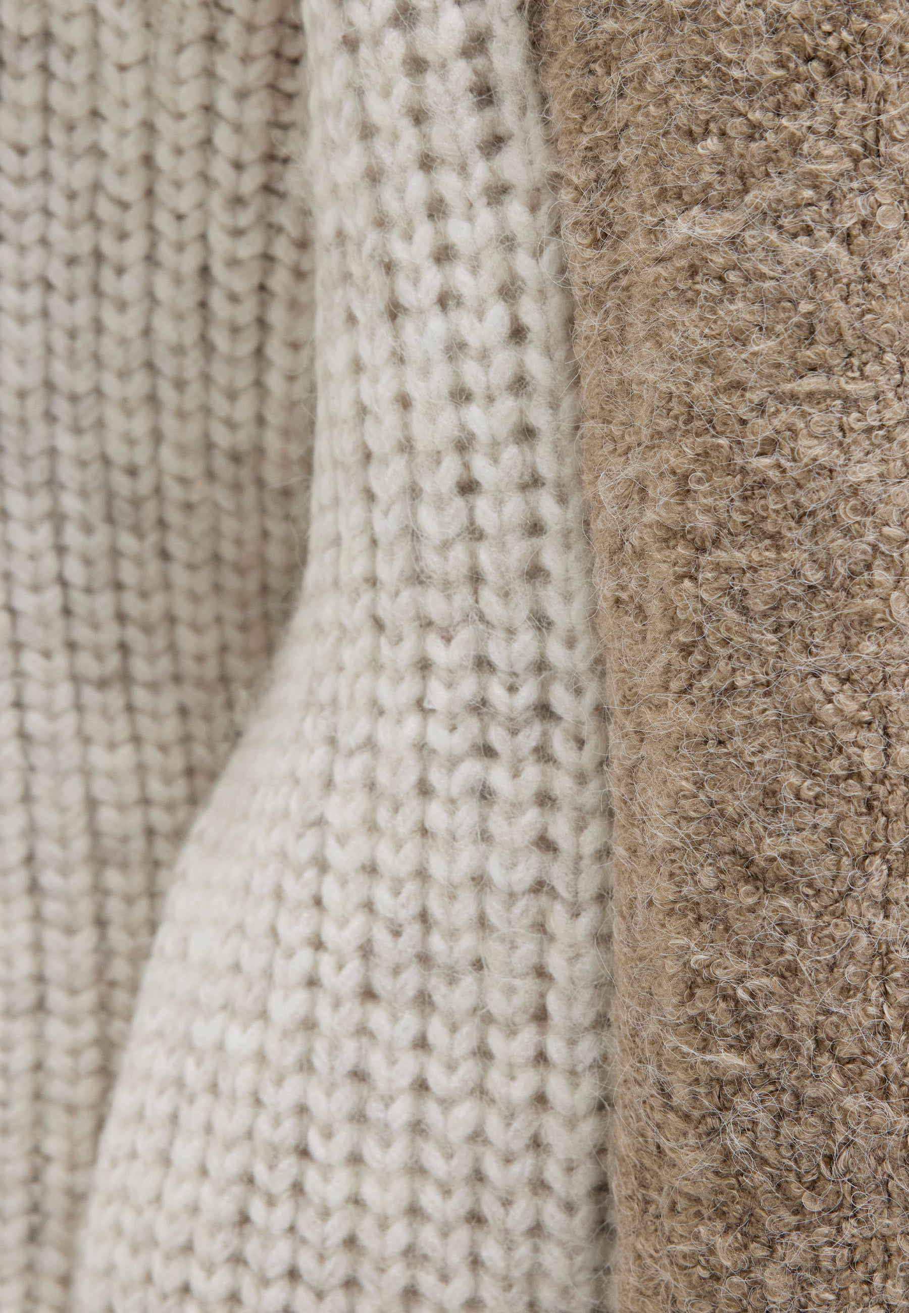Cardigan in Silver Sage Stripe Strickjacken Mavi