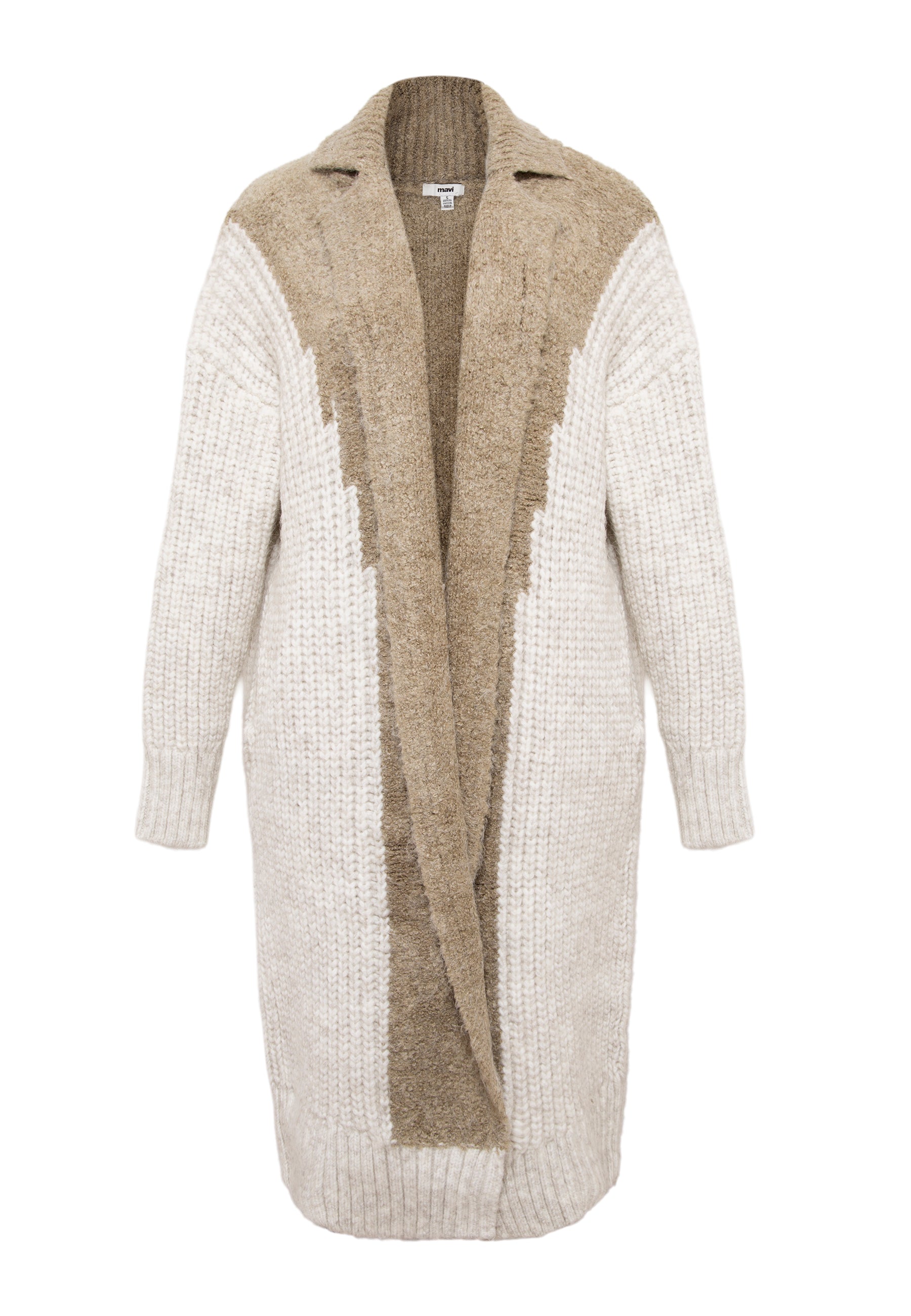 Cardigan in Silver Sage Stripe Strickjacken Mavi