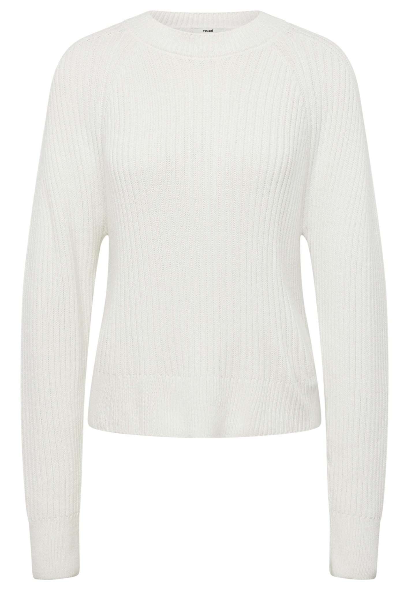 Crew Neck Sweater in Tofu Pullover Mavi