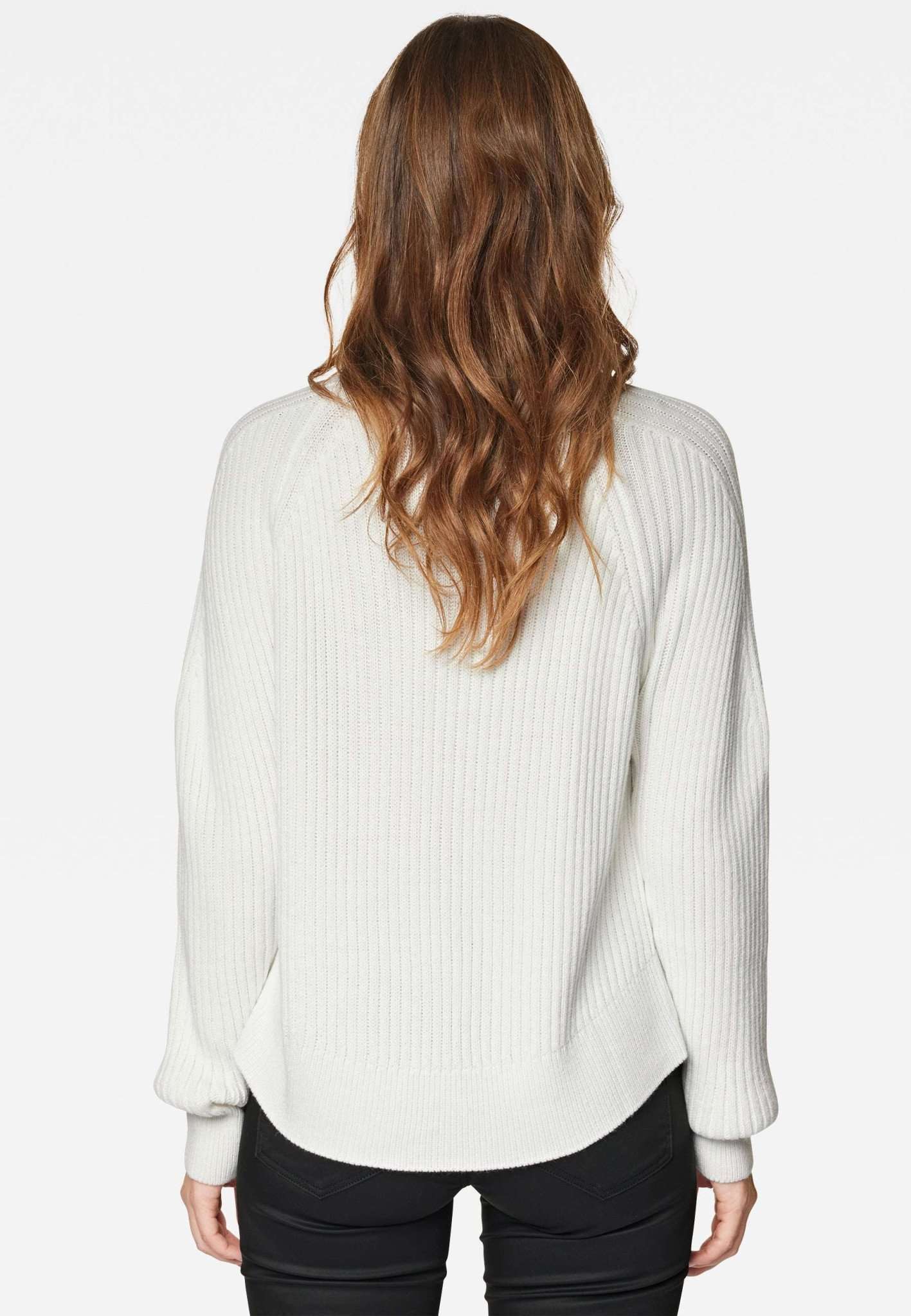 Crew Neck Sweater in Tofu Pullover Mavi