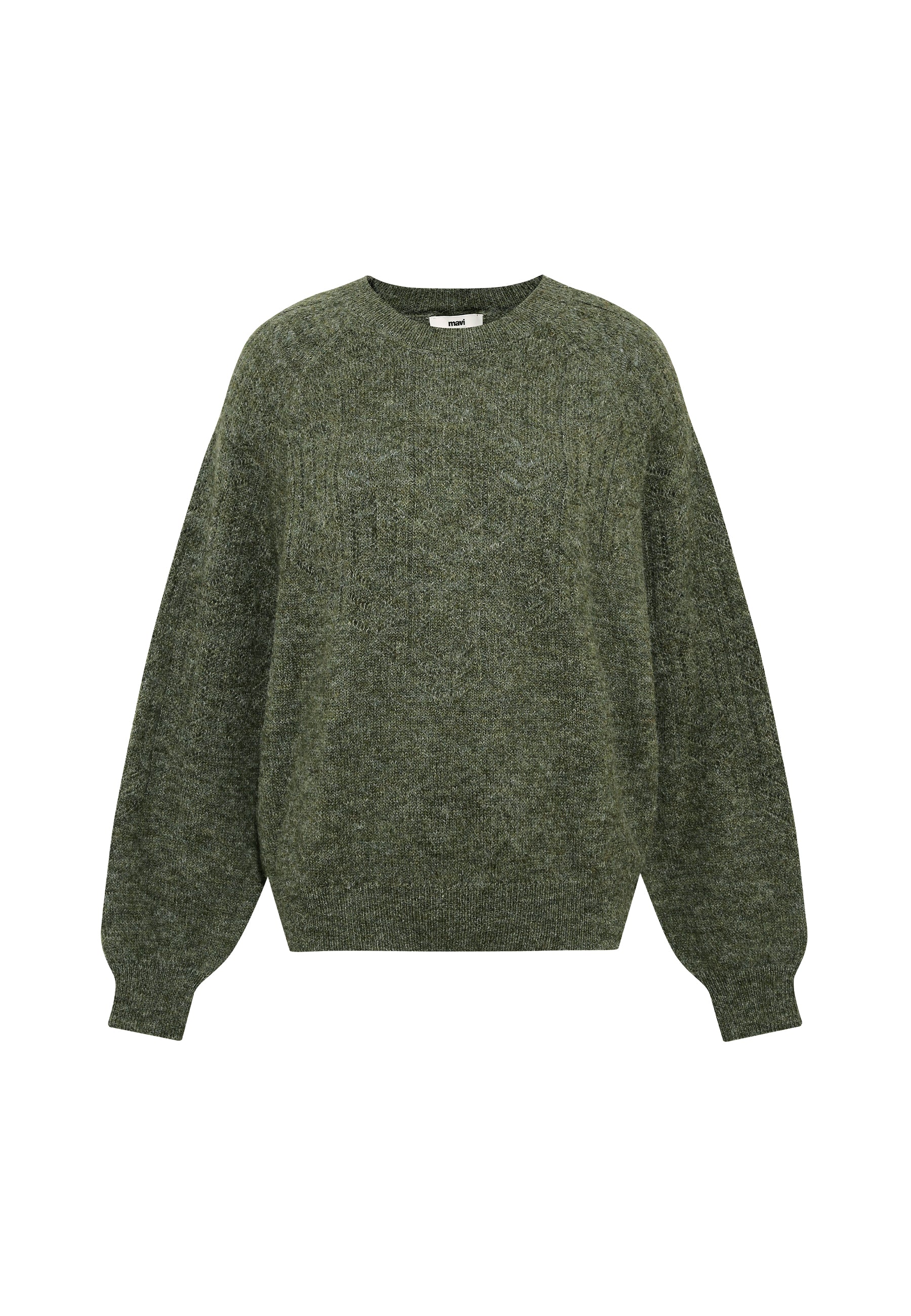 Crew Neck Sweater in Beetle Pullover Mavi