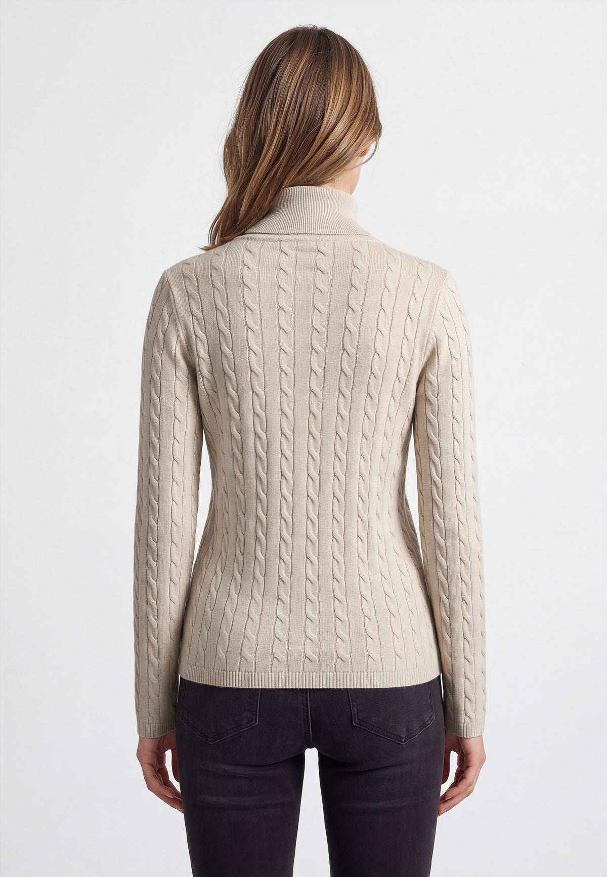 Rollkragenpullover High Neck in Pumice Stone Pullover Mavi