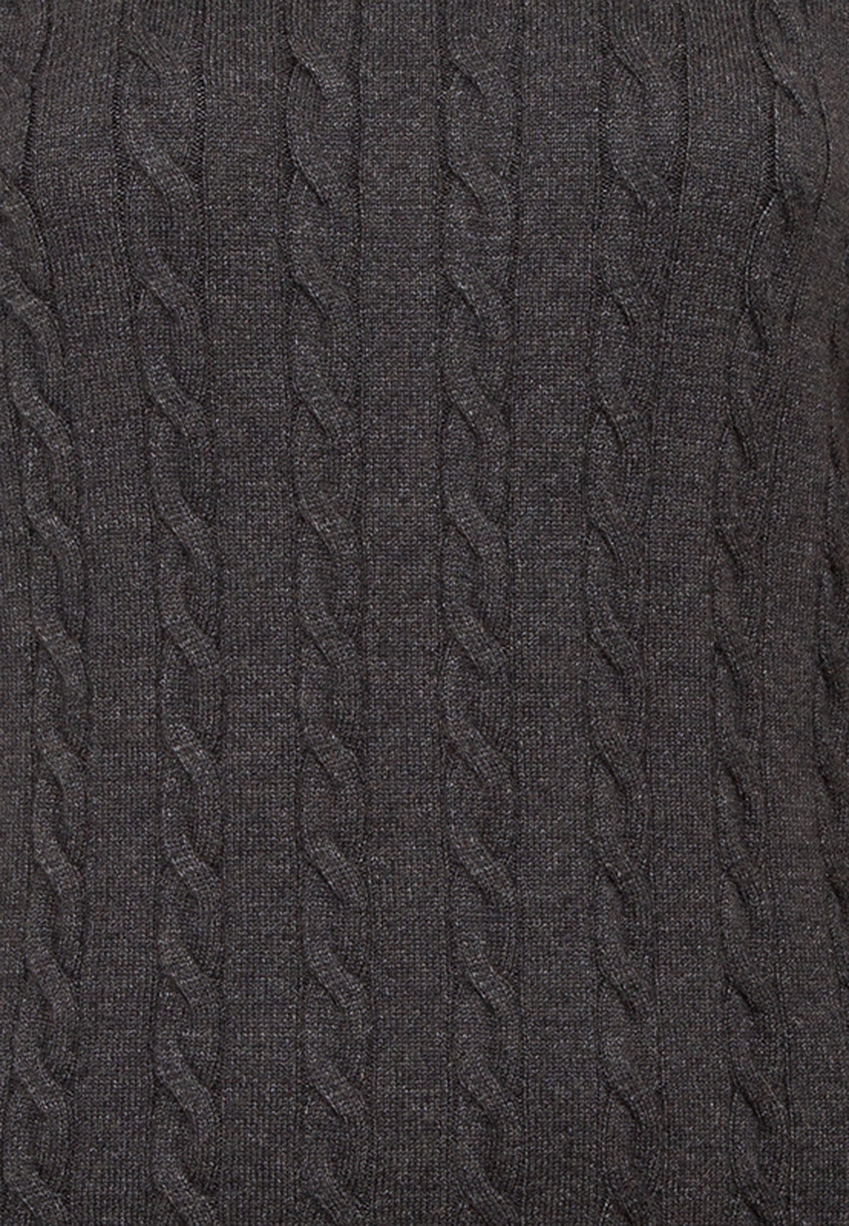 Rollkragenpullover High Neck in Dark Grey Melange Pullover Mavi