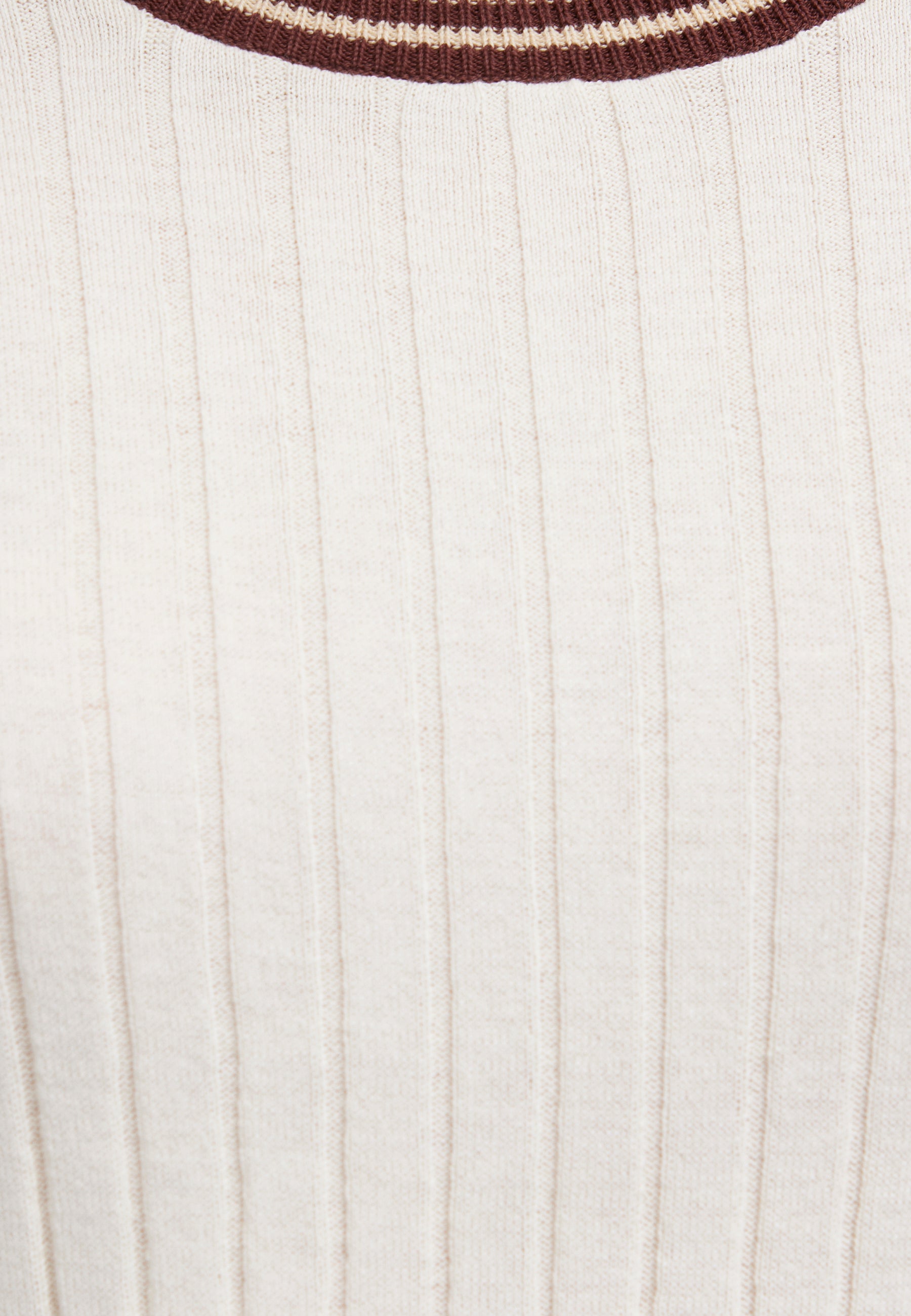 Short Sleeve Tricot in Egret T-Shirts Mavi