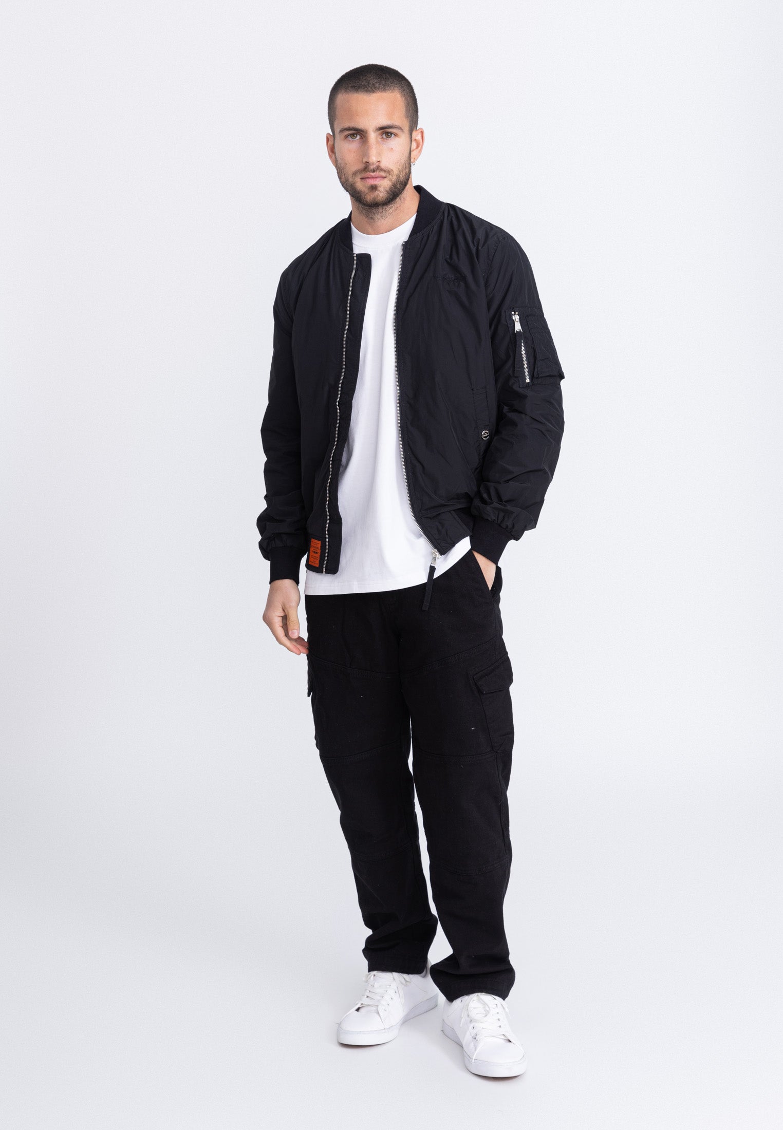 MA1 M Bomberjacke in Black Jacken Bombers Original   