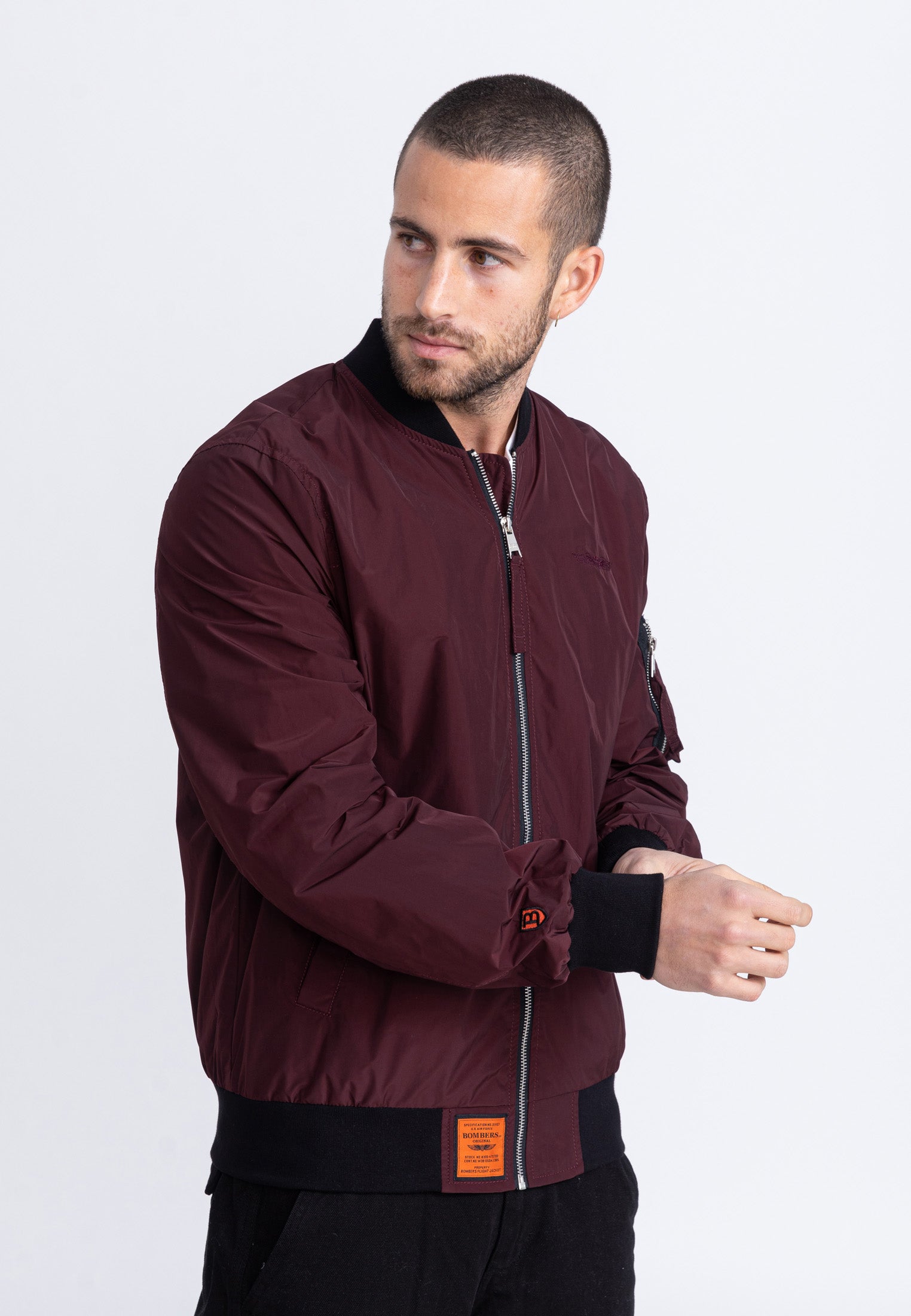 MA1 M Bomberjacke in Burgundy Jacken Bombers Original   