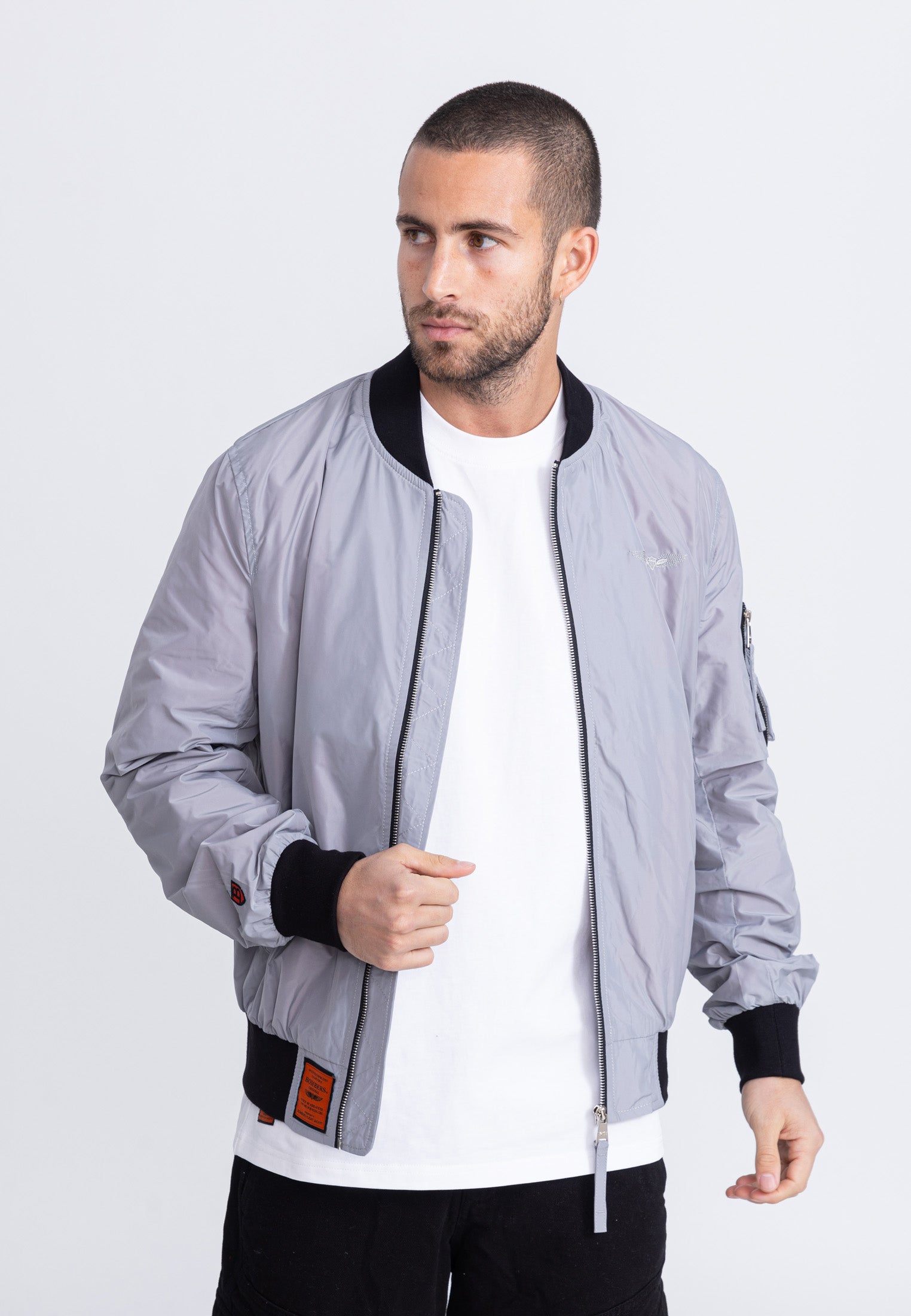 MA1 M Bomberjacke in L.Grey Jacken Bombers Original