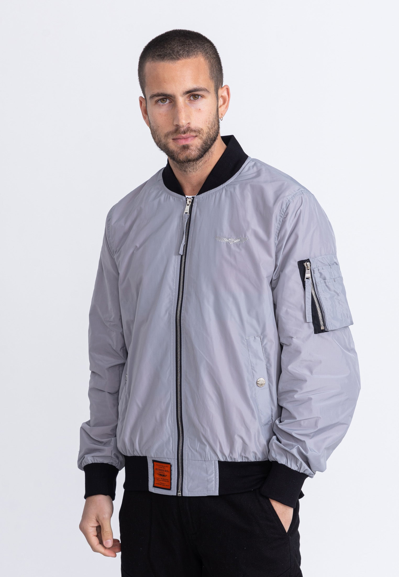 MA1 M Bomberjacke in L.Grey Jacken Bombers Original   