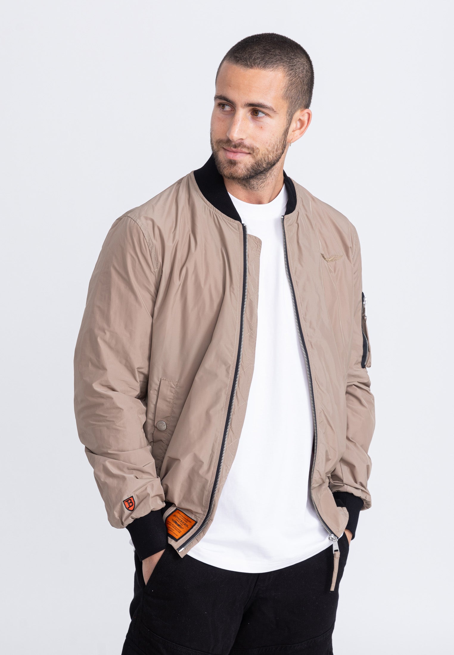 MA1 M Bomberjacke in Tan Jacken Bombers Original   