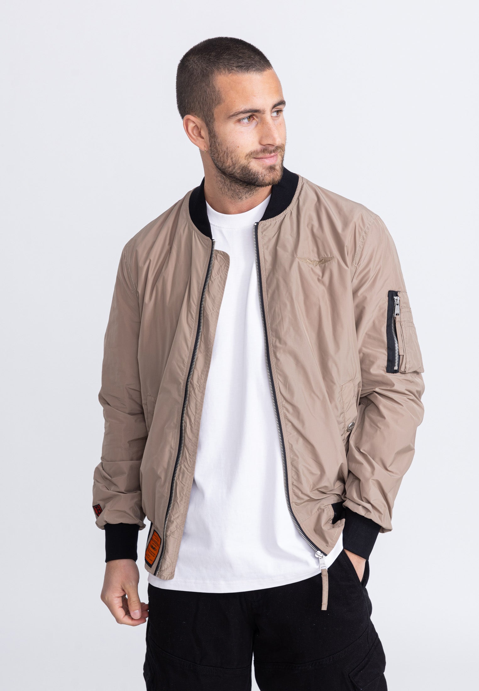 MA1 M Bomberjacke in Tan Jacken Bombers Original   